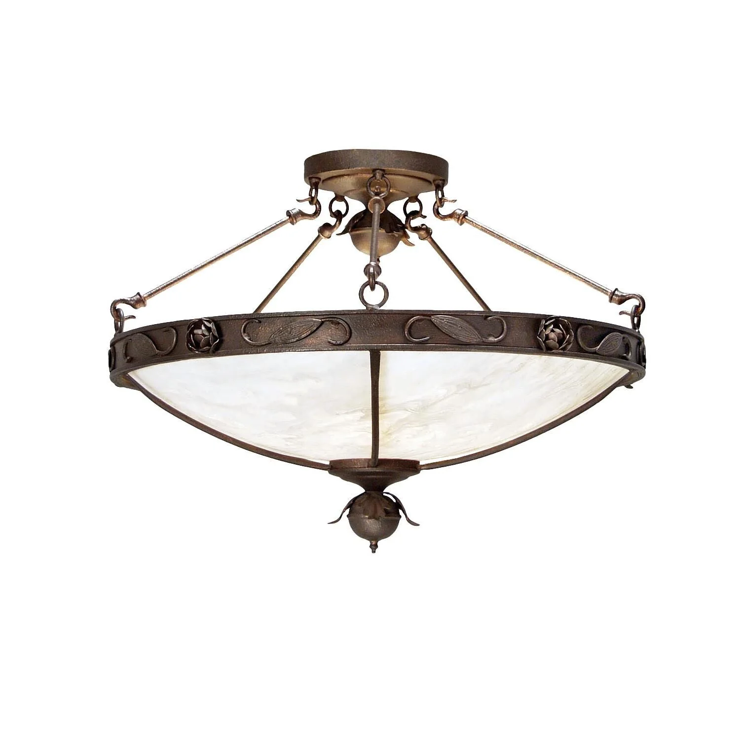 Meyda Lighting Arabesque 30 Inch 5 Light Semi Flush Mount Cp746112 - Image 1