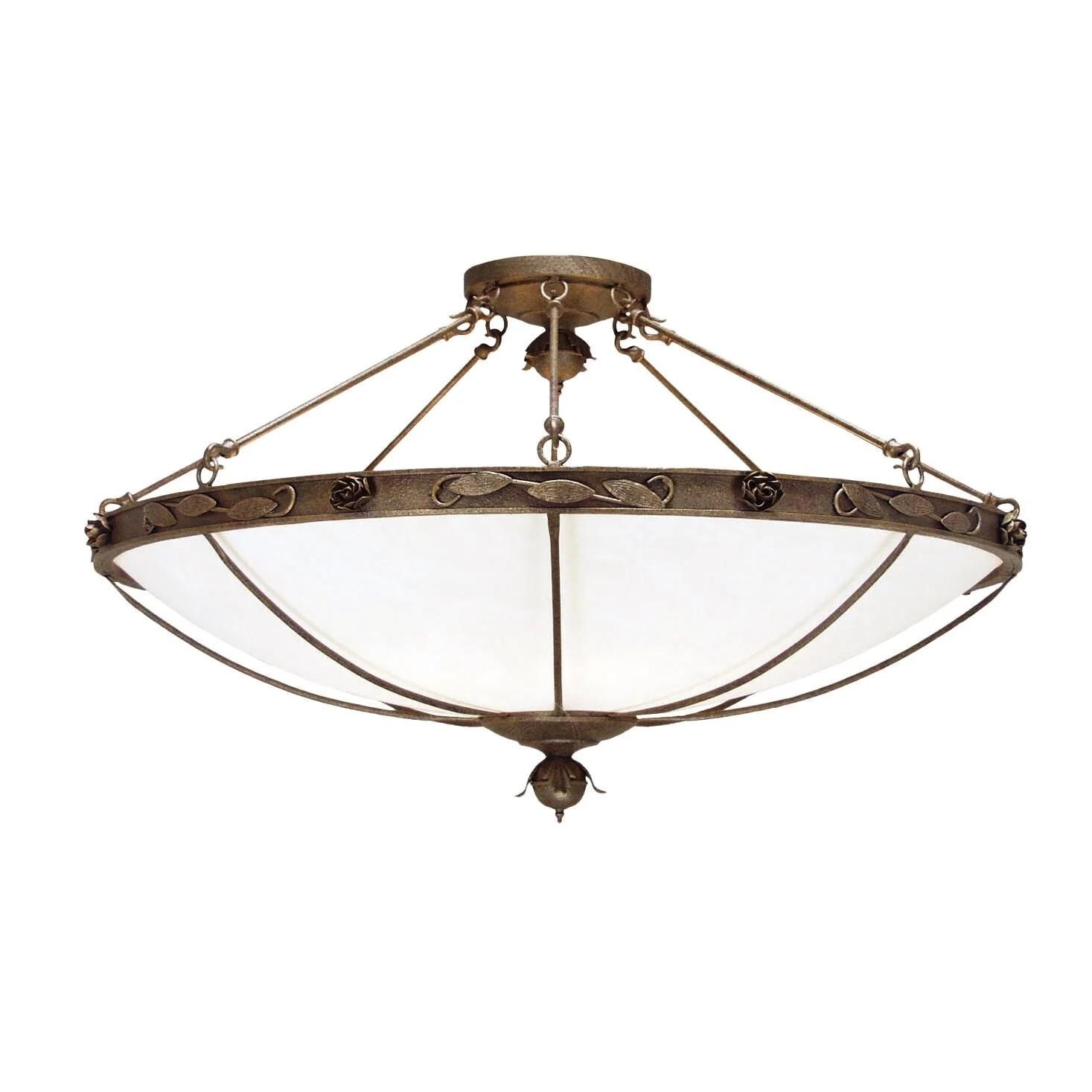 Meyda Lighting Arabesque 48 Inch 8 Light Semi Flush Mount Cp746152 - Image 1