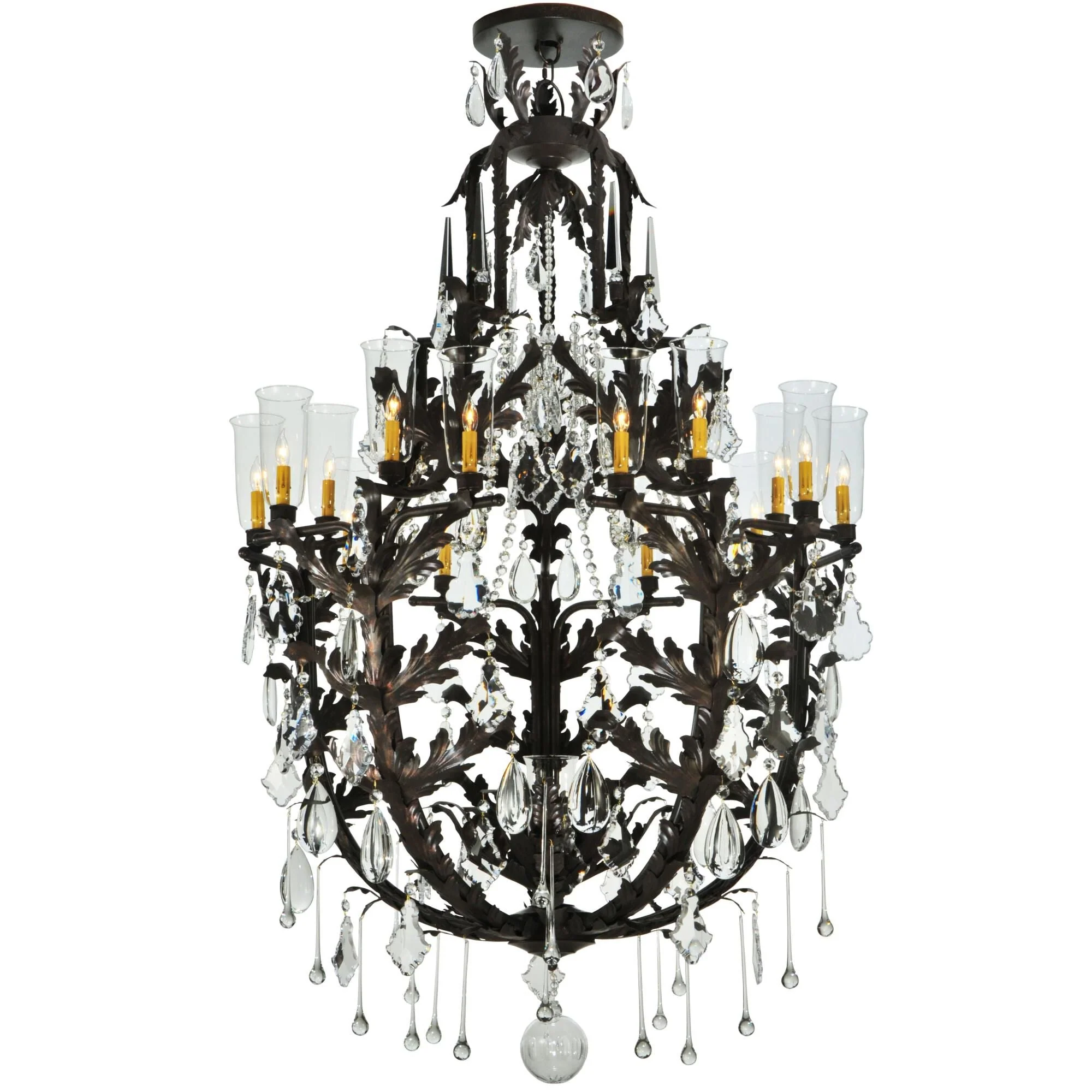 Meyda Lighting French Baroque 44 Inch 16 Light Chandelier Cp12979 - Image 1