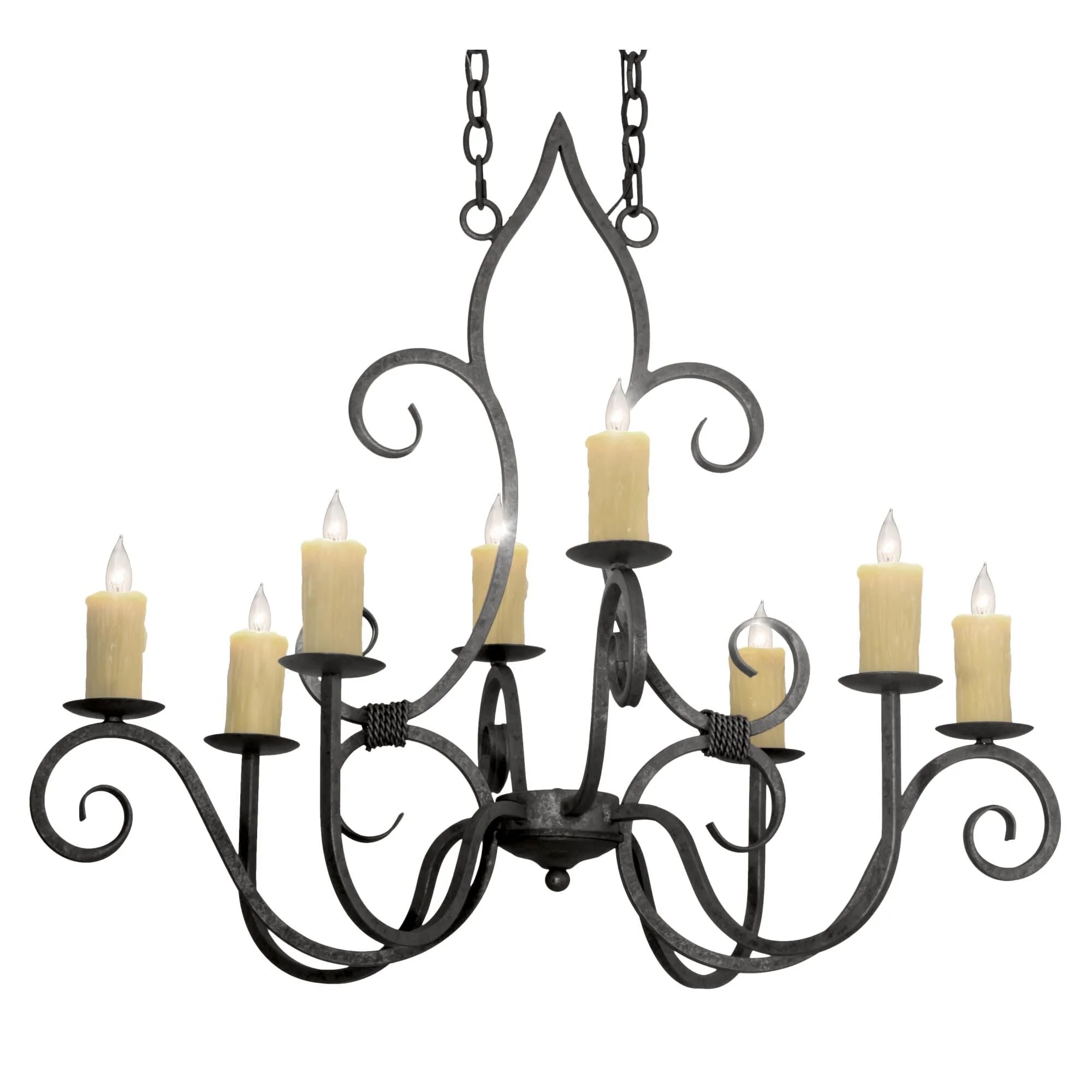 Meyda Lighting 36 Inch 8 Light Chandelier Cp247952 - Image 1