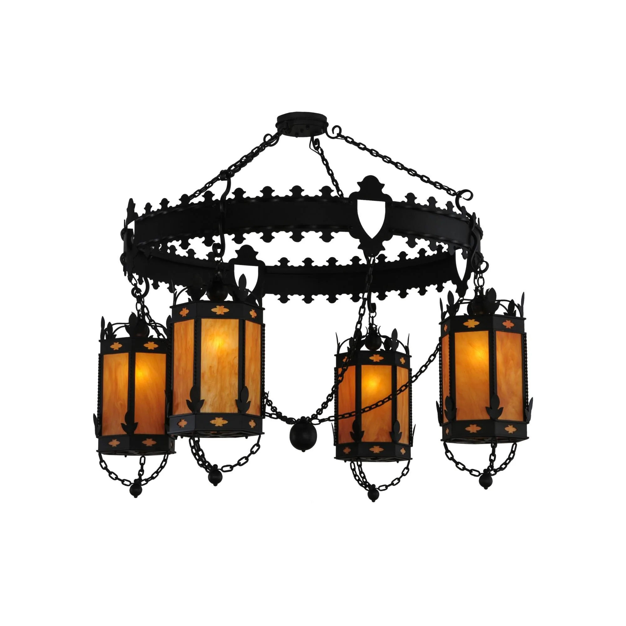 Meyda Lighting 73 Inch 4 Light Semi Flush Mount Cp247953 - Image 1