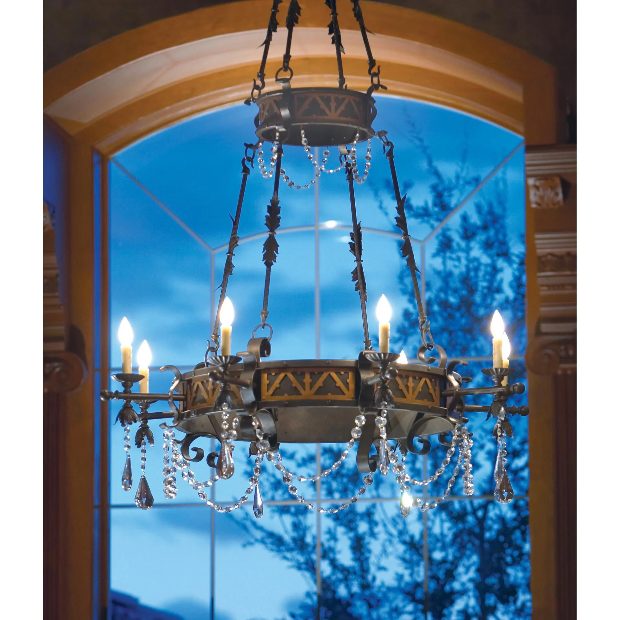 Meyda Lighting Filomena 48 Inch 9 Light Chandelier Cp744505 - Image 1