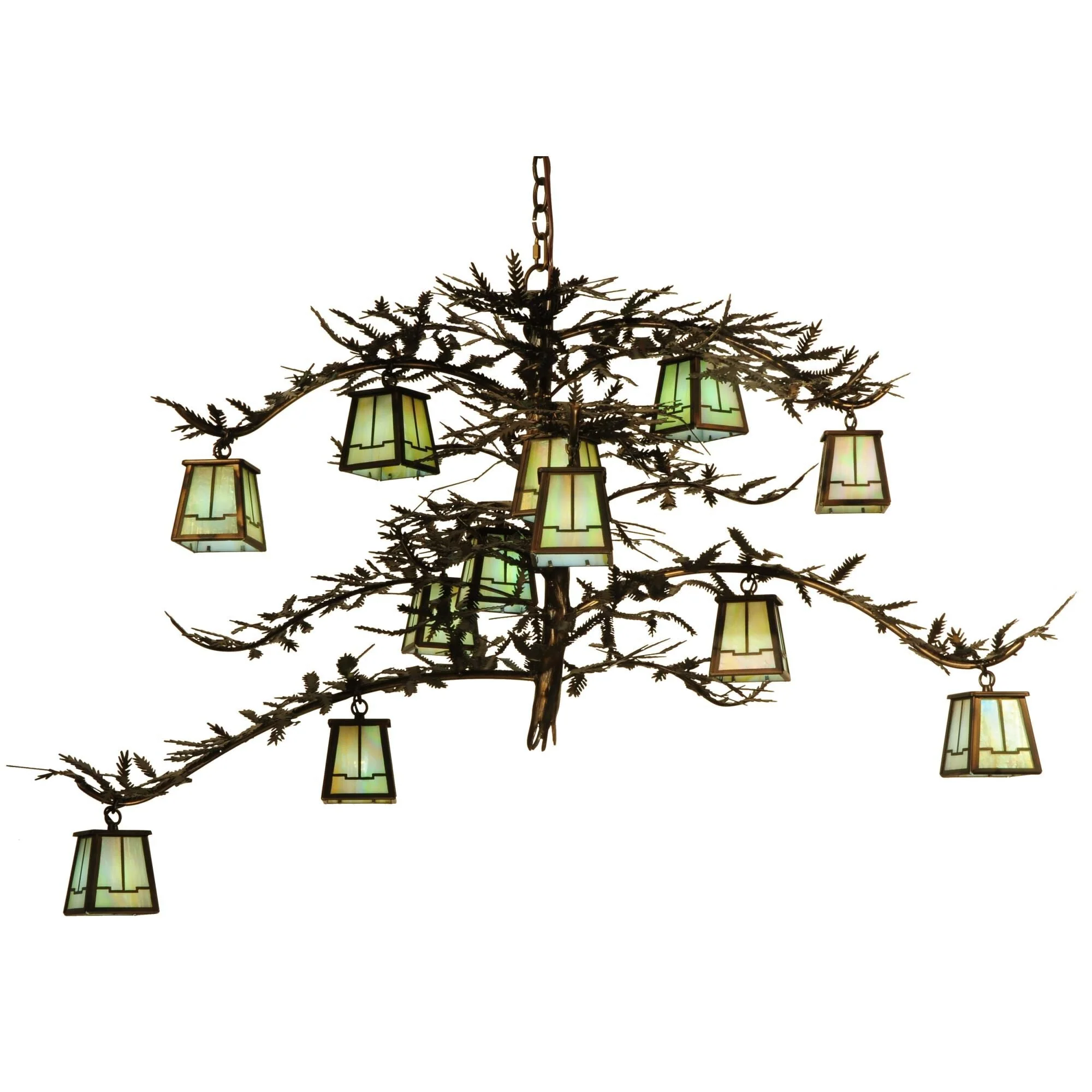 Meyda Lighting Pine Branch Valley View 50 Inch 12 Light Chandelier Cp13316 - Image 1