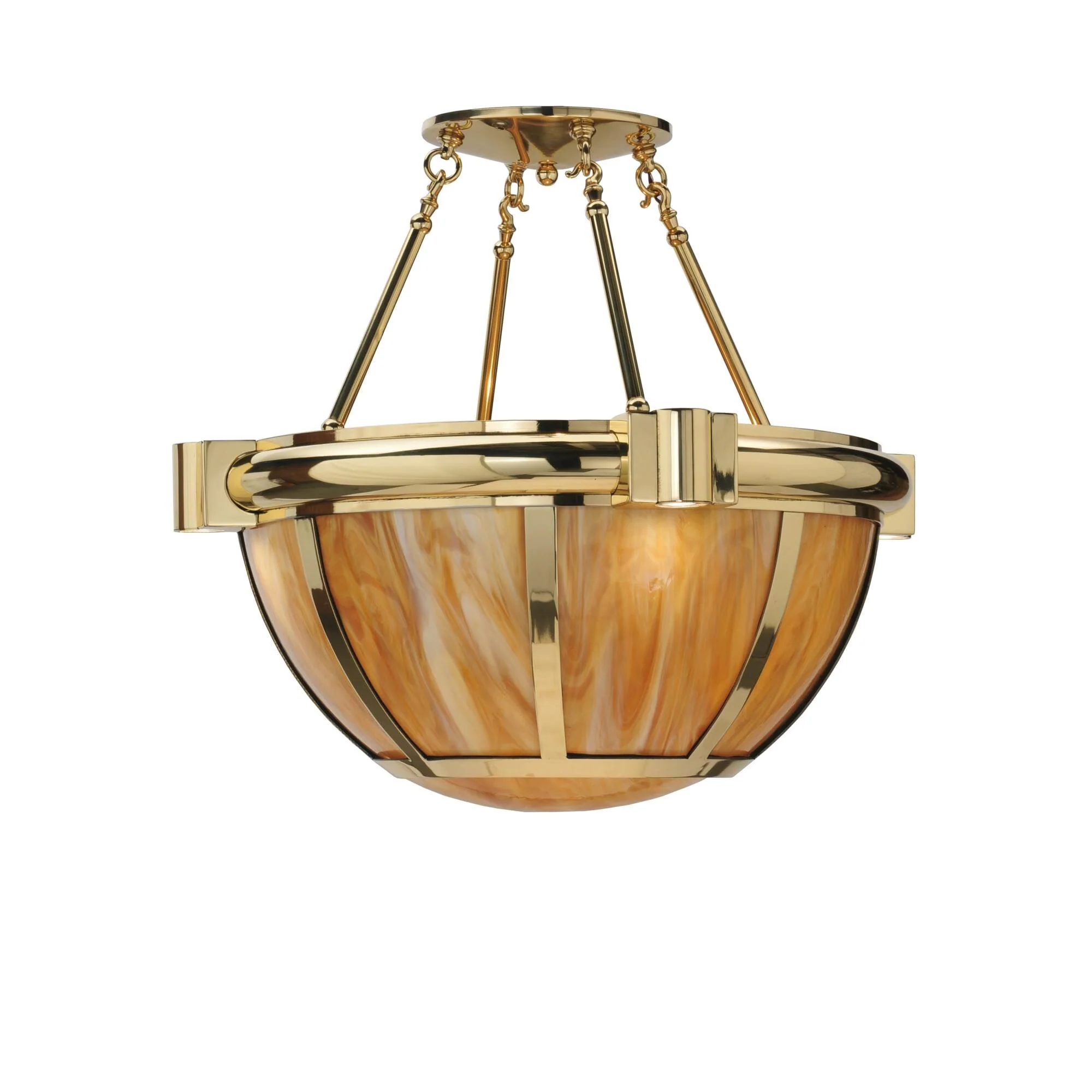 Meyda Lighting Auburn 33 Inch 1 Light Semi Flush Mount Cp13426 - Image 1