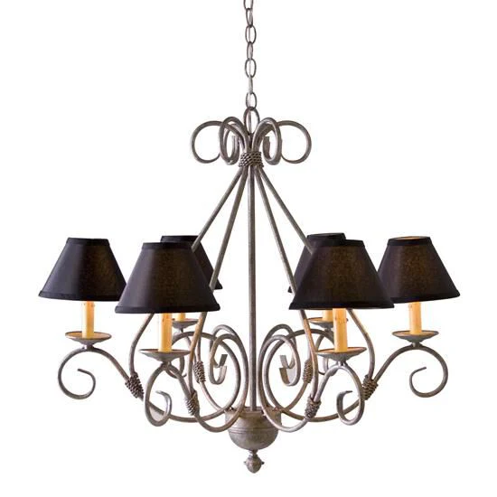 Meyda Lighting Olivia 30 Inch 6 Light Chandelier Cp744177 - Image 1