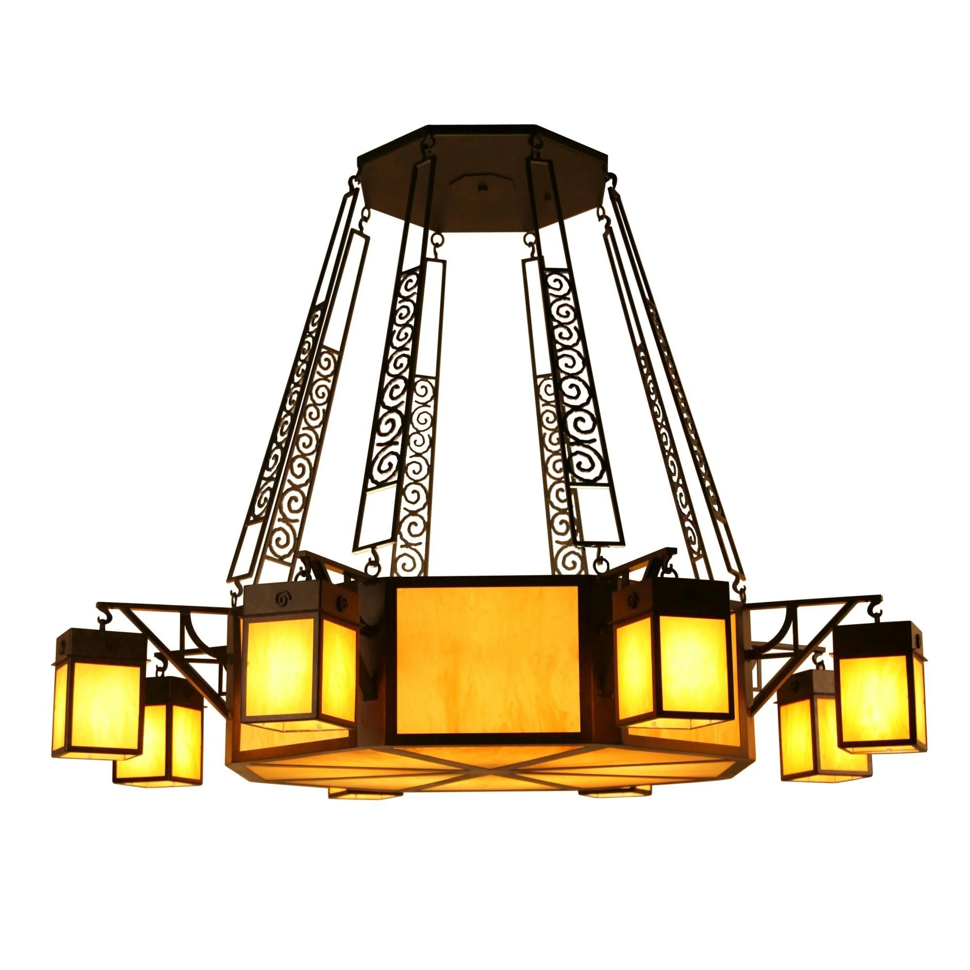 Meyda Lighting Azrael 45 Inch 8 Light Mini Chandelier Cp745696 - Image 1