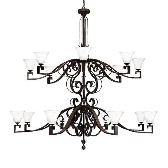 Meyda Lighting Noah 72 Inch 28 Light Chandelier Cp744527 - Image 1