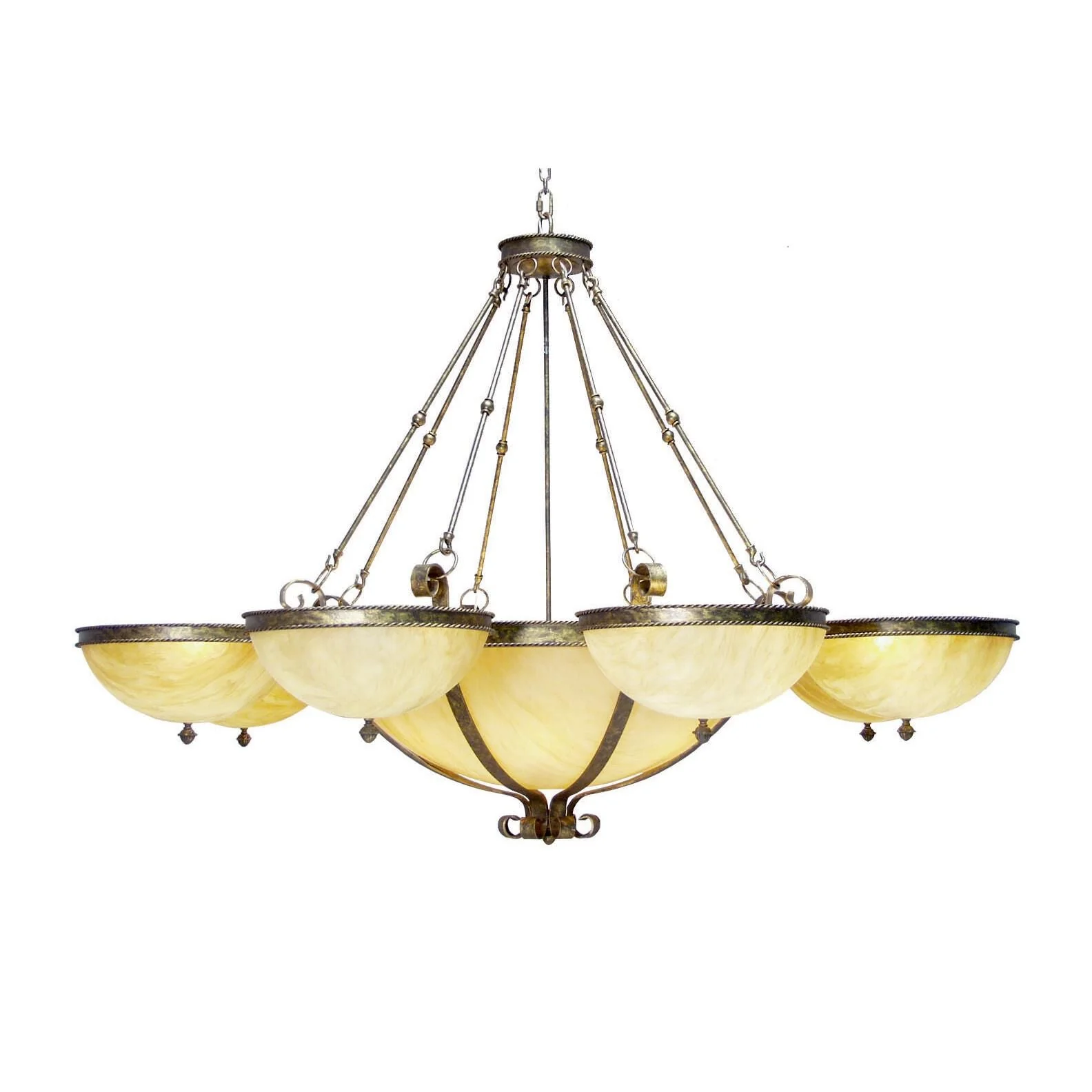 Meyda Lighting Alonzo 84 Inch 6 Light Chandelier Cp744448 - Image 2