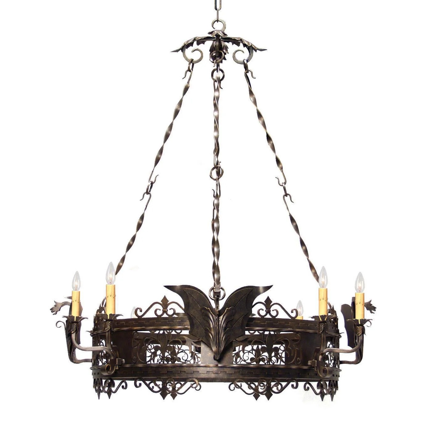 Meyda Lighting Dragone 46 Inch 6 Light Chandelier Cp744433 - Image 1