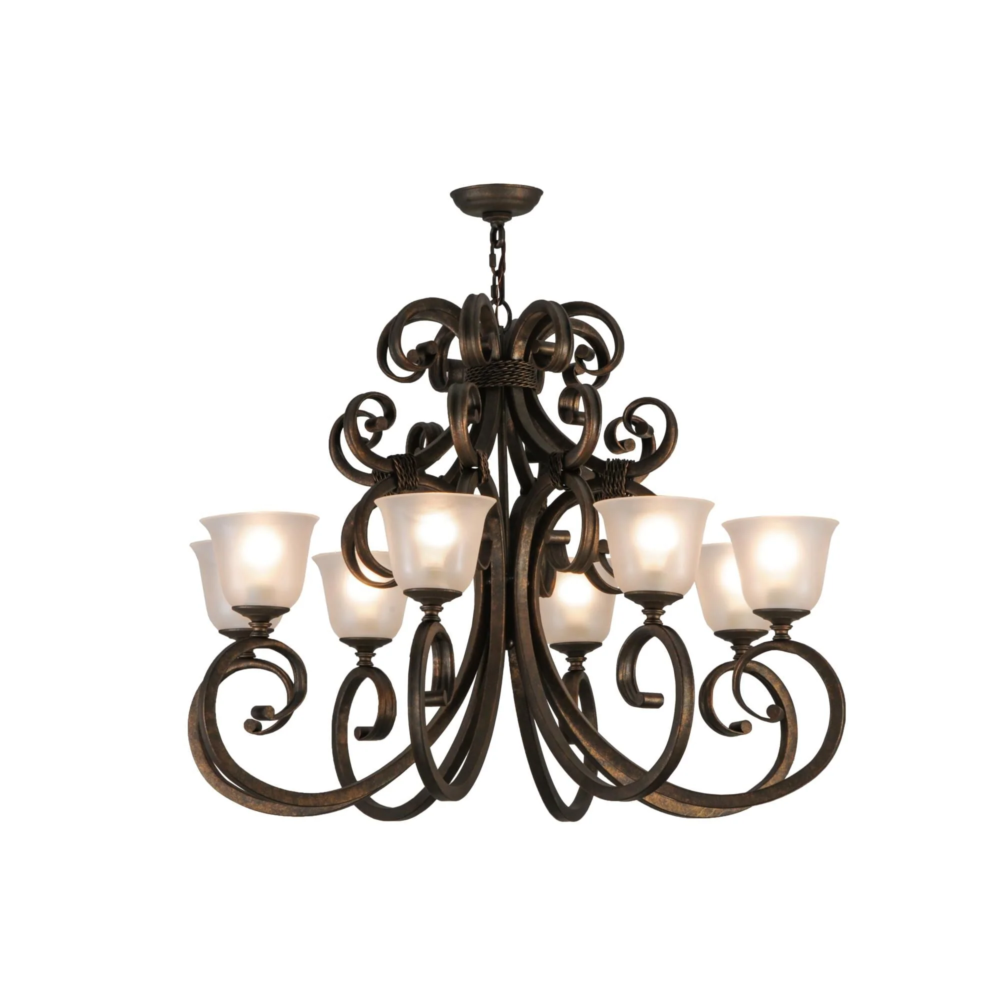 Meyda Lighting 36 Inch 8 Light Chandelier Cp248008 - Image 1