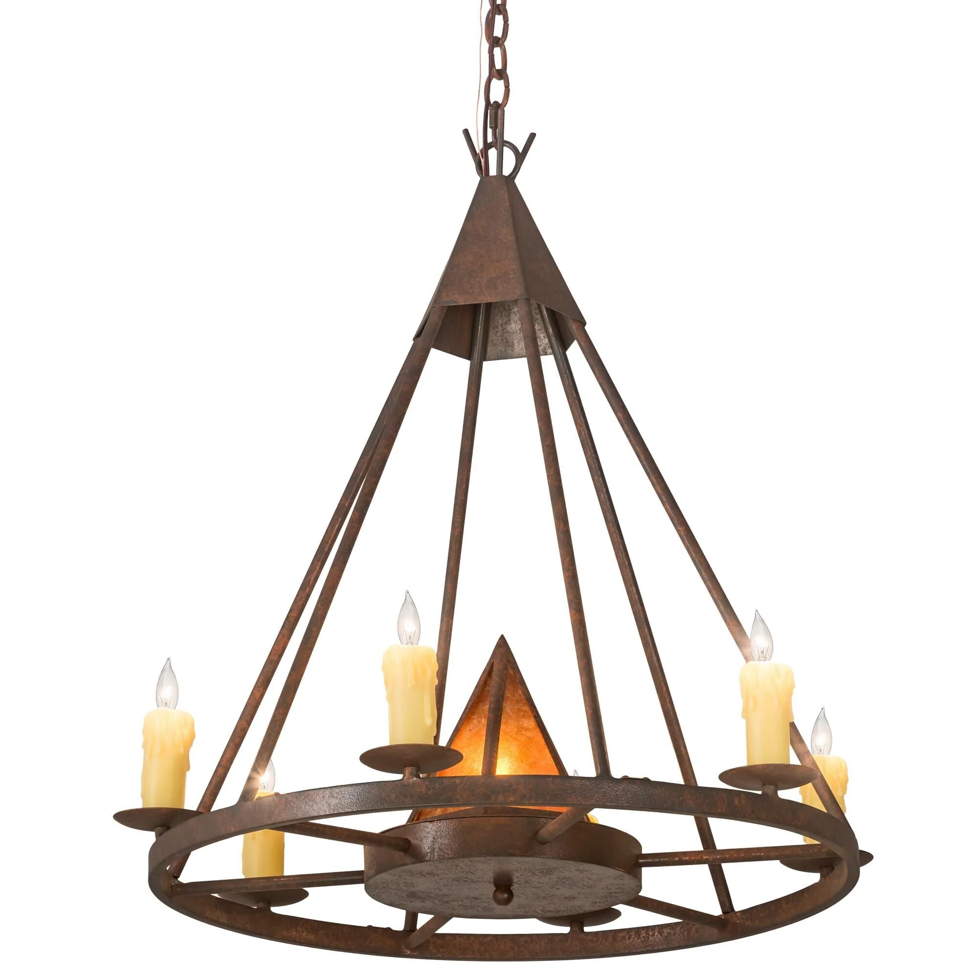 Meyda Lighting 30 Inch 6 Light Led Chandelier Cp248010 - Image 1