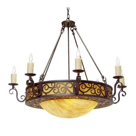 Meyda Lighting Delano 42 Inch 10 Light Chandelier Cp744279 - Image 1