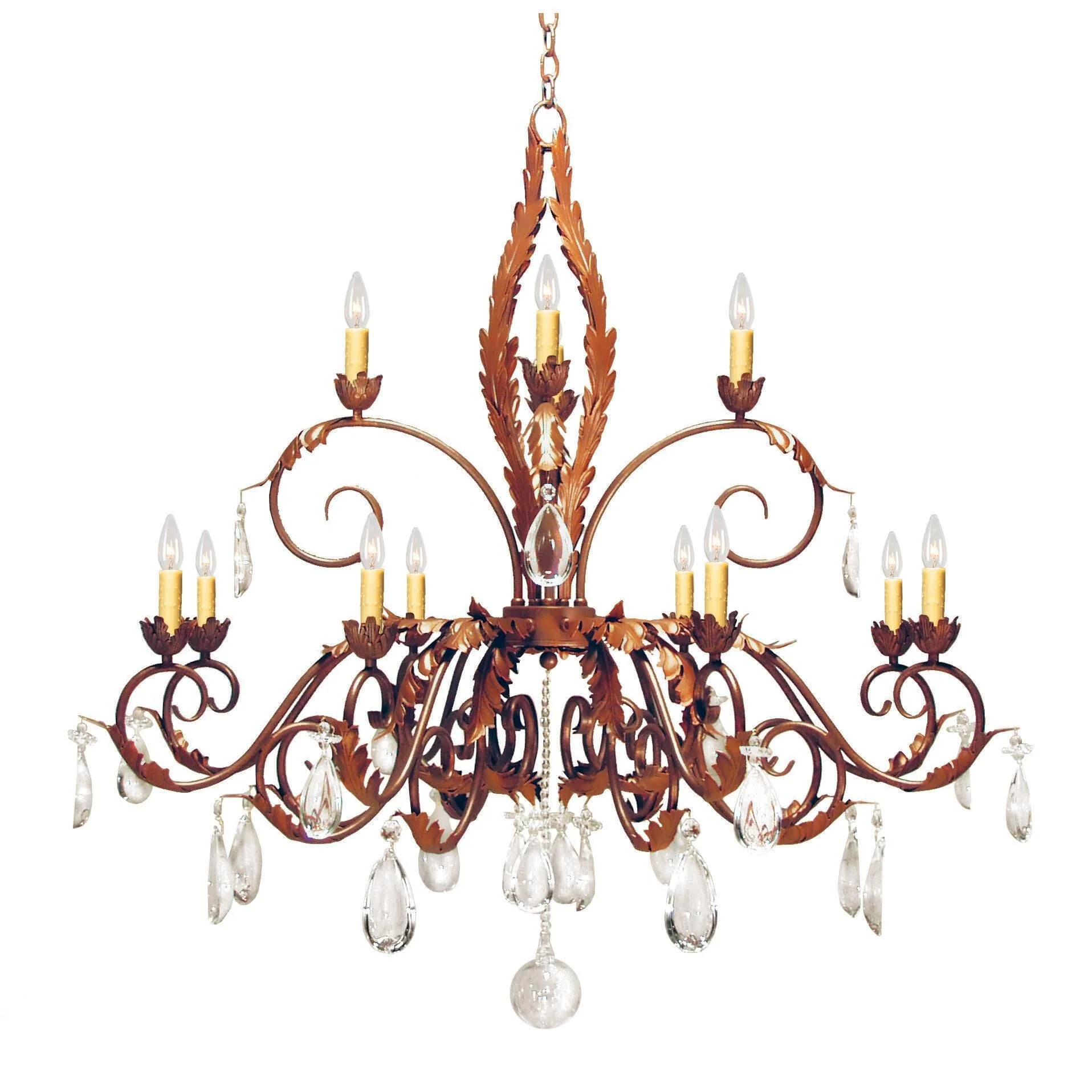 Meyda Lighting Country French 48 Inch 12 Light Chandelier Cp744386 - Image 1