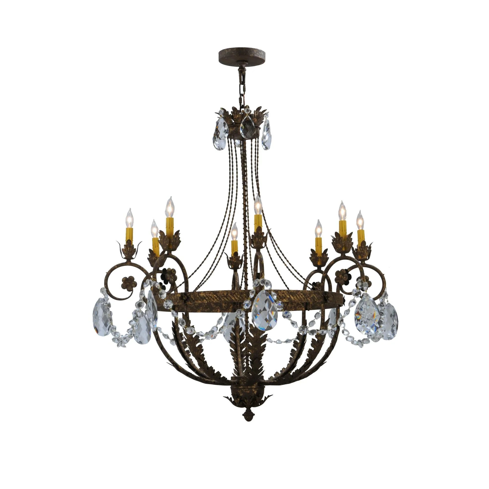 Meyda Lighting 39 Inch 8 Light Chandelier Cp248019 - Image 1