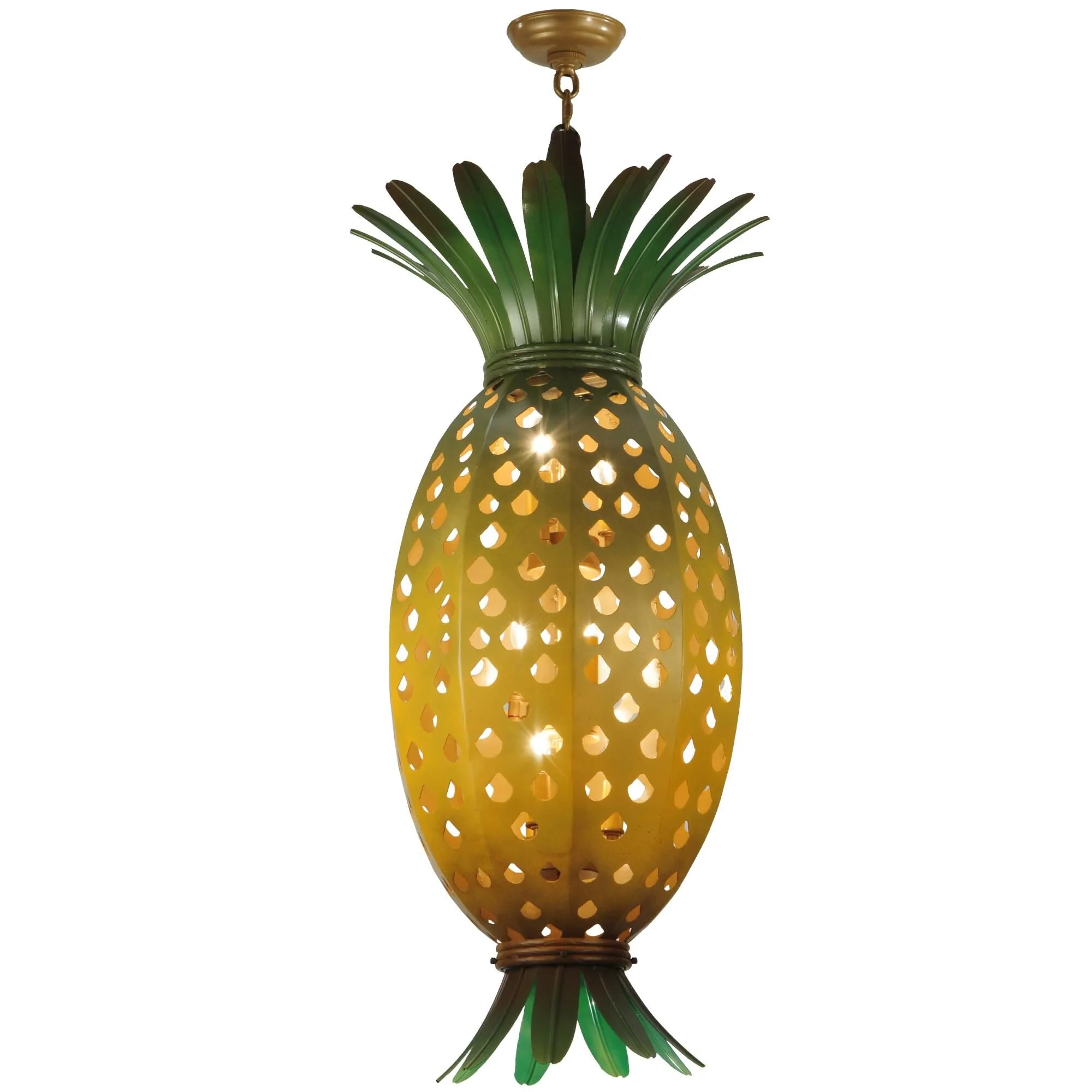 Meyda Lighting Welcome Pineapple 14 Inch Large Pendant Cp13900 - Image 1