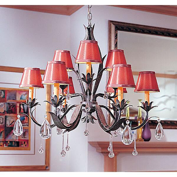 Meyda Lighting Slenderleaf 28 Inch 2 Light Chandelier Cp744163 - Image 1