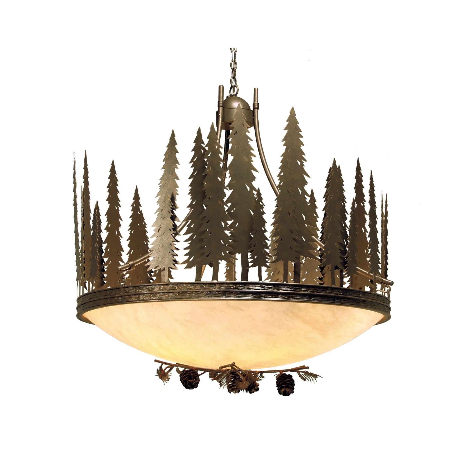 Meyda Lighting Towering Pines 48 Inch Large Pendant Cp745518 - Image 1