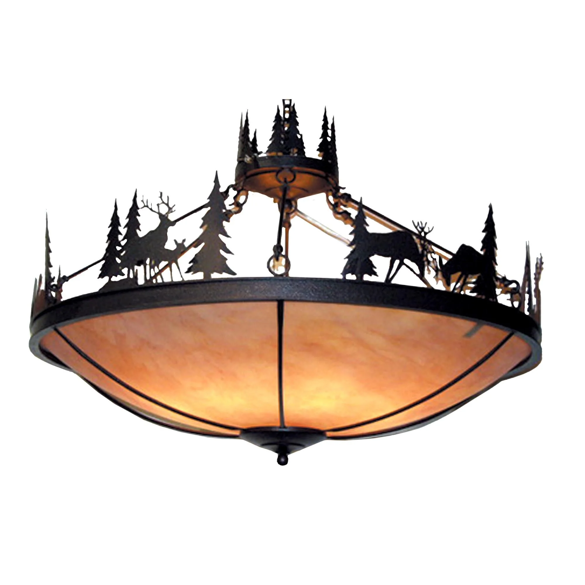 Meyda Lighting Woodland 48 Inch Large Pendant Cp745398 - Image 1