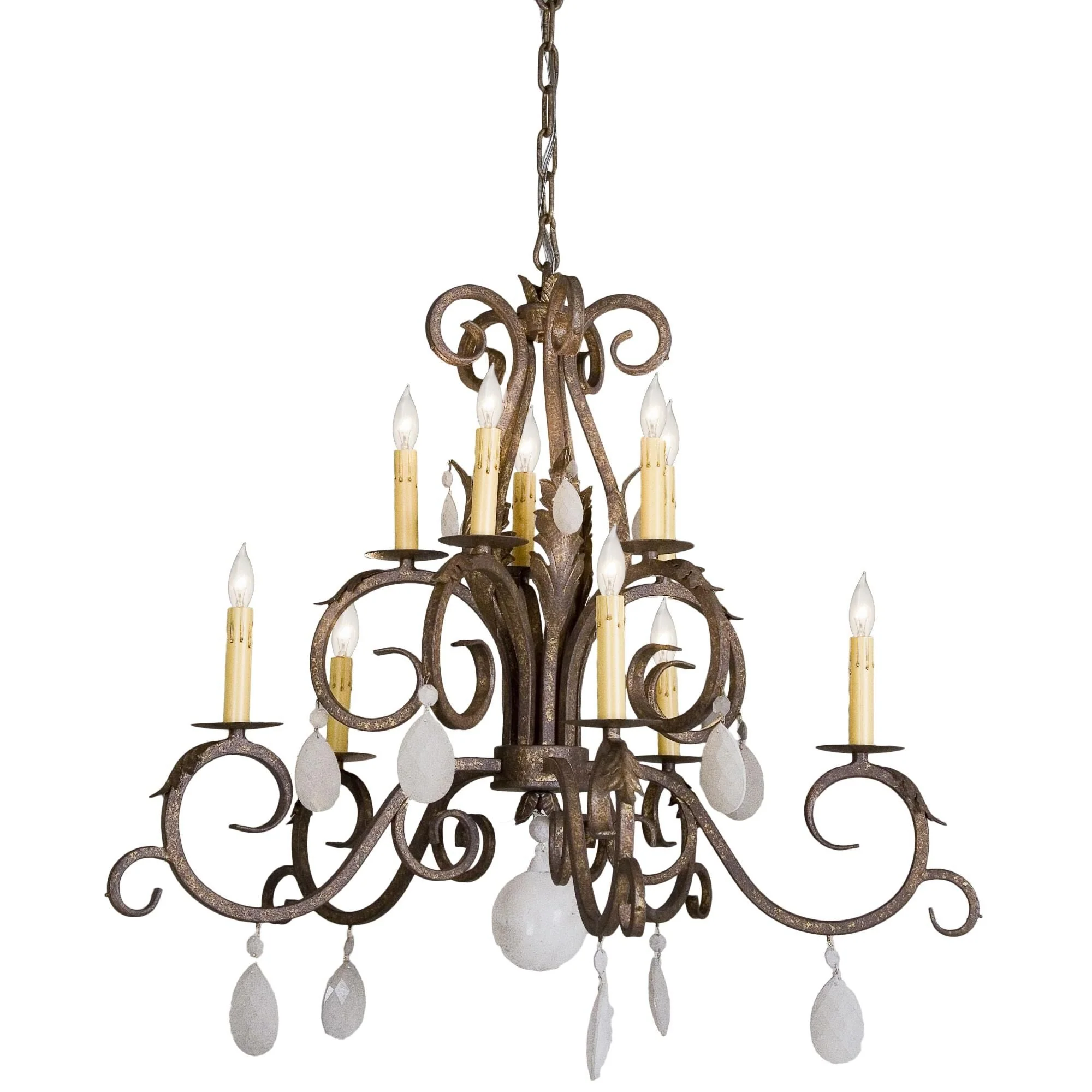 Meyda Lighting Anassa 32 Inch 12 Light Chandelier Cp744178 - Image 1