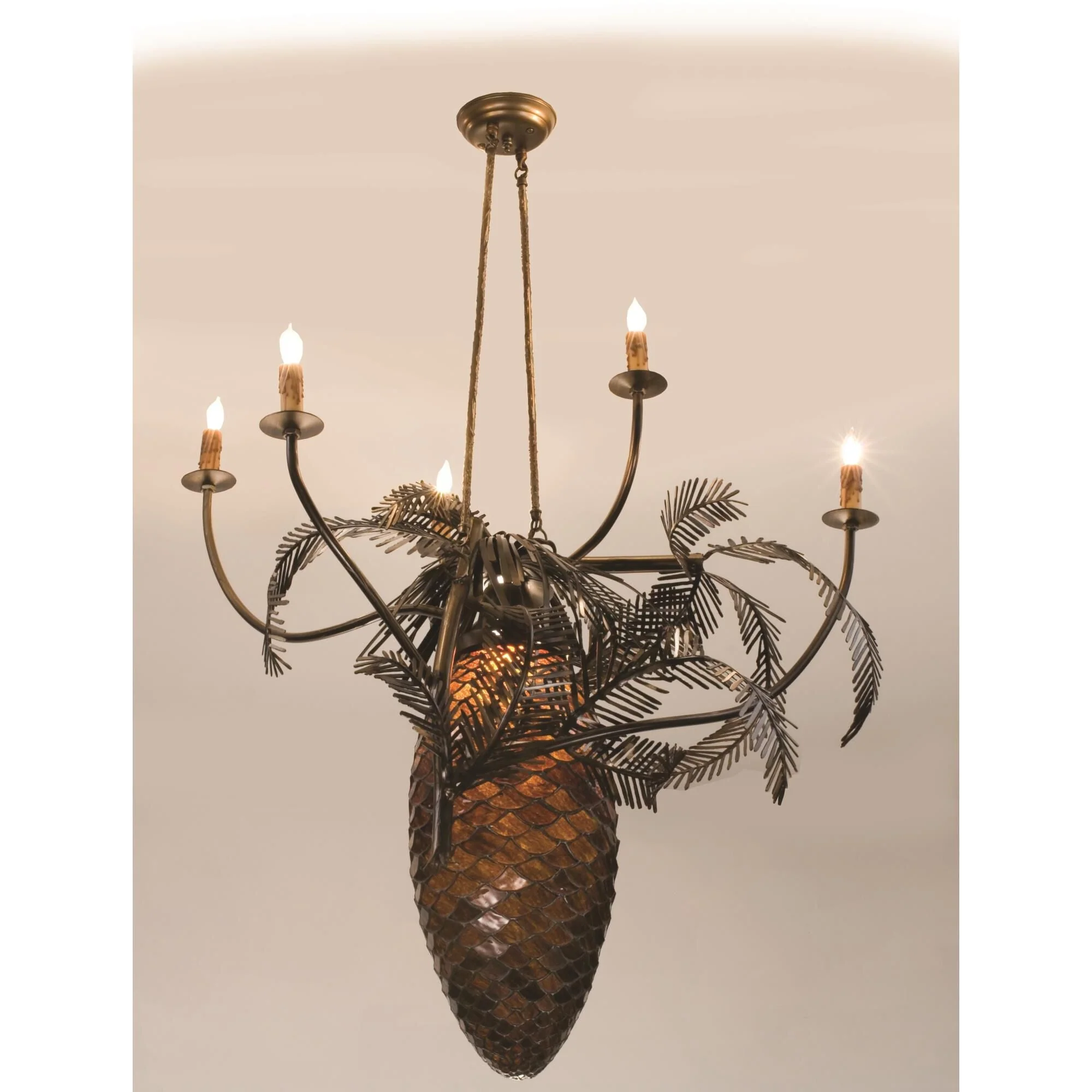 Meyda Lighting Pinecone 29 Inch Large Pendant Cp14988 - Image 1