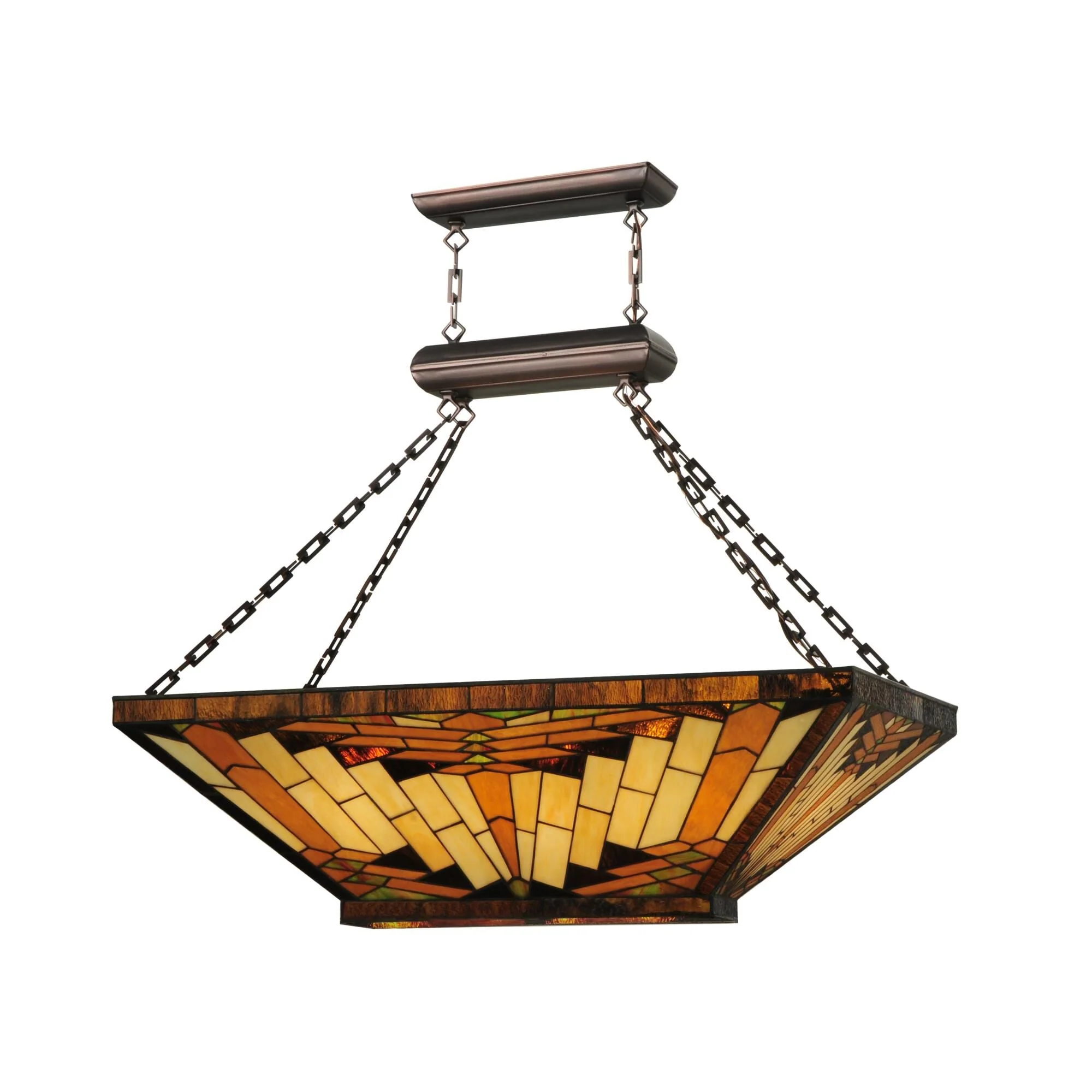 Meyda Lighting Nuevo Mission 39 Inch Large Pendant Cp14990 - Image 1