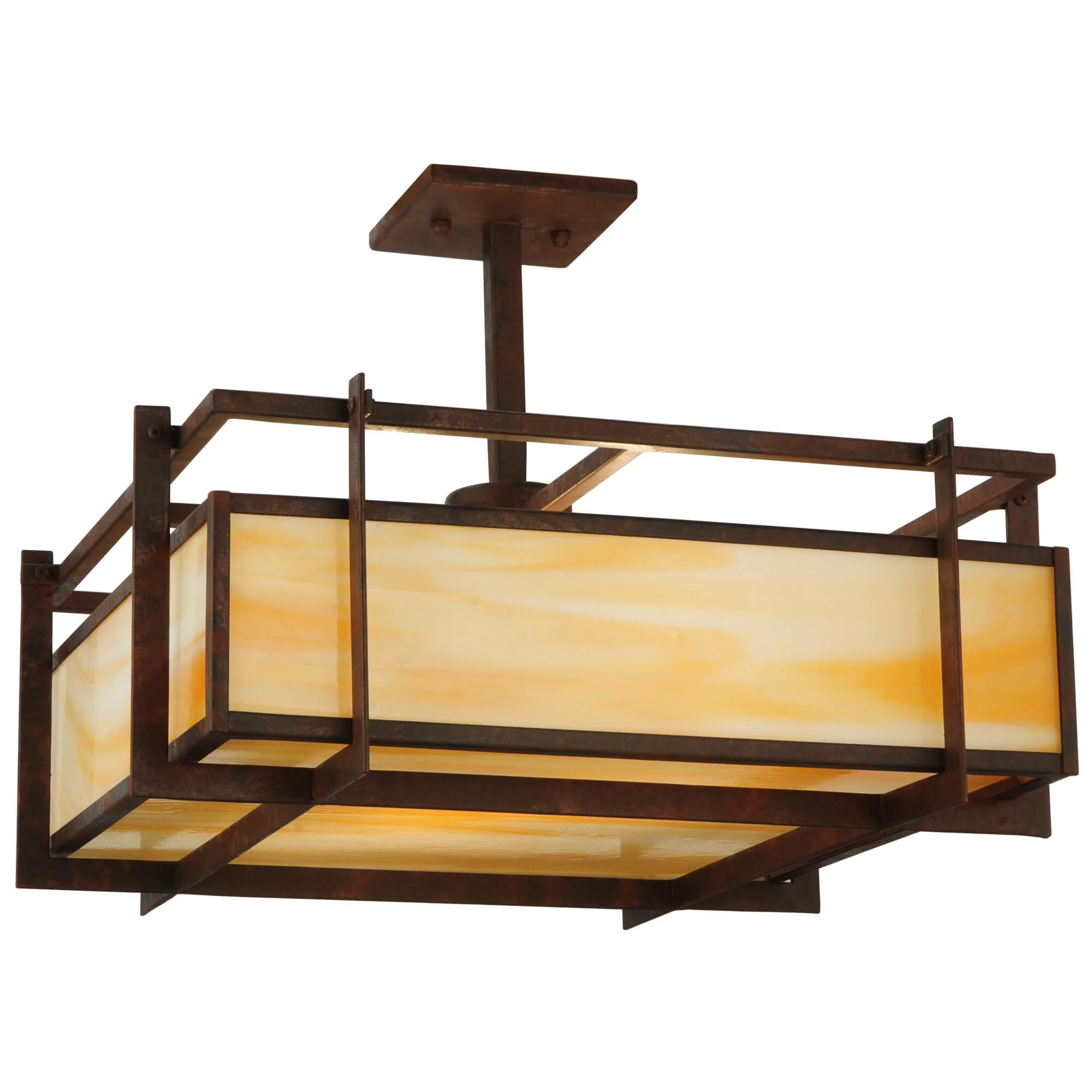 Meyda Lighting Boulder Creek 27 Inch Large Pendant Cp15129 - Image 1