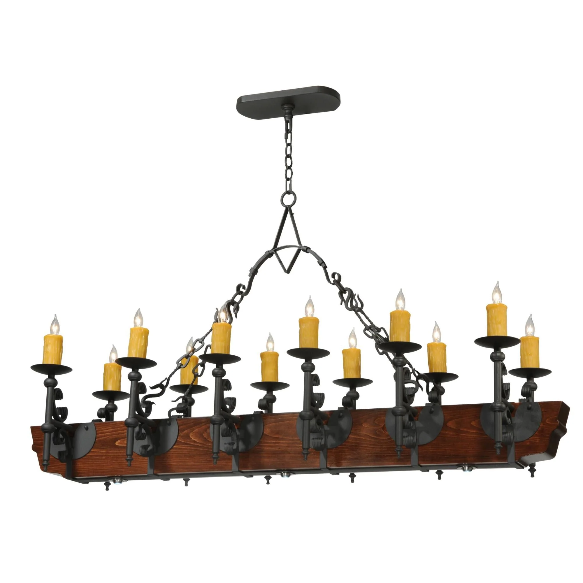 Meyda Lighting Tudor Led 60 Inch 12 Light Mini Chandelier Cp15149 - Image 1