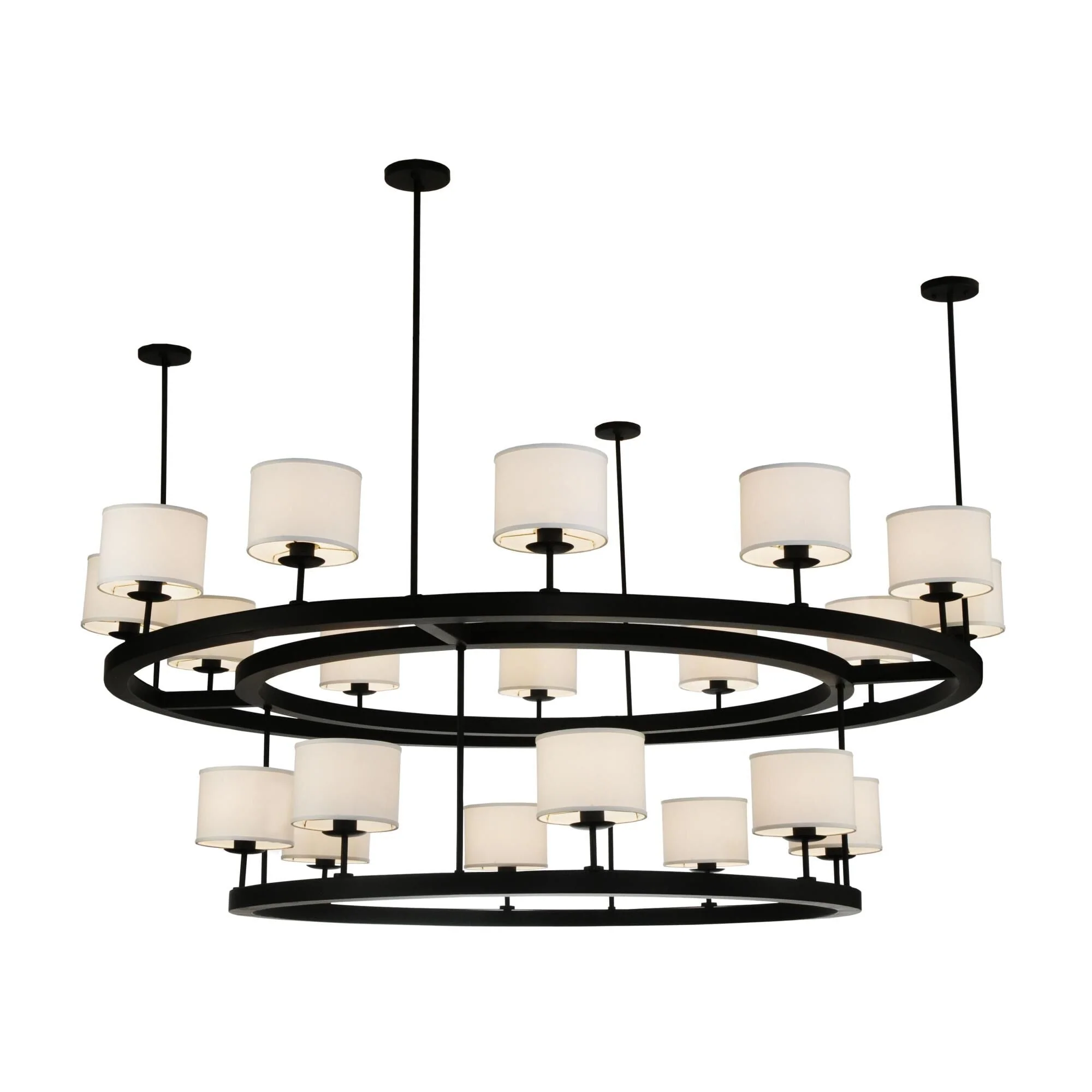 Meyda Lighting Chestnut Hill 81 Inch 20 Light Semi Flush Mount Cp15256 - Image 1