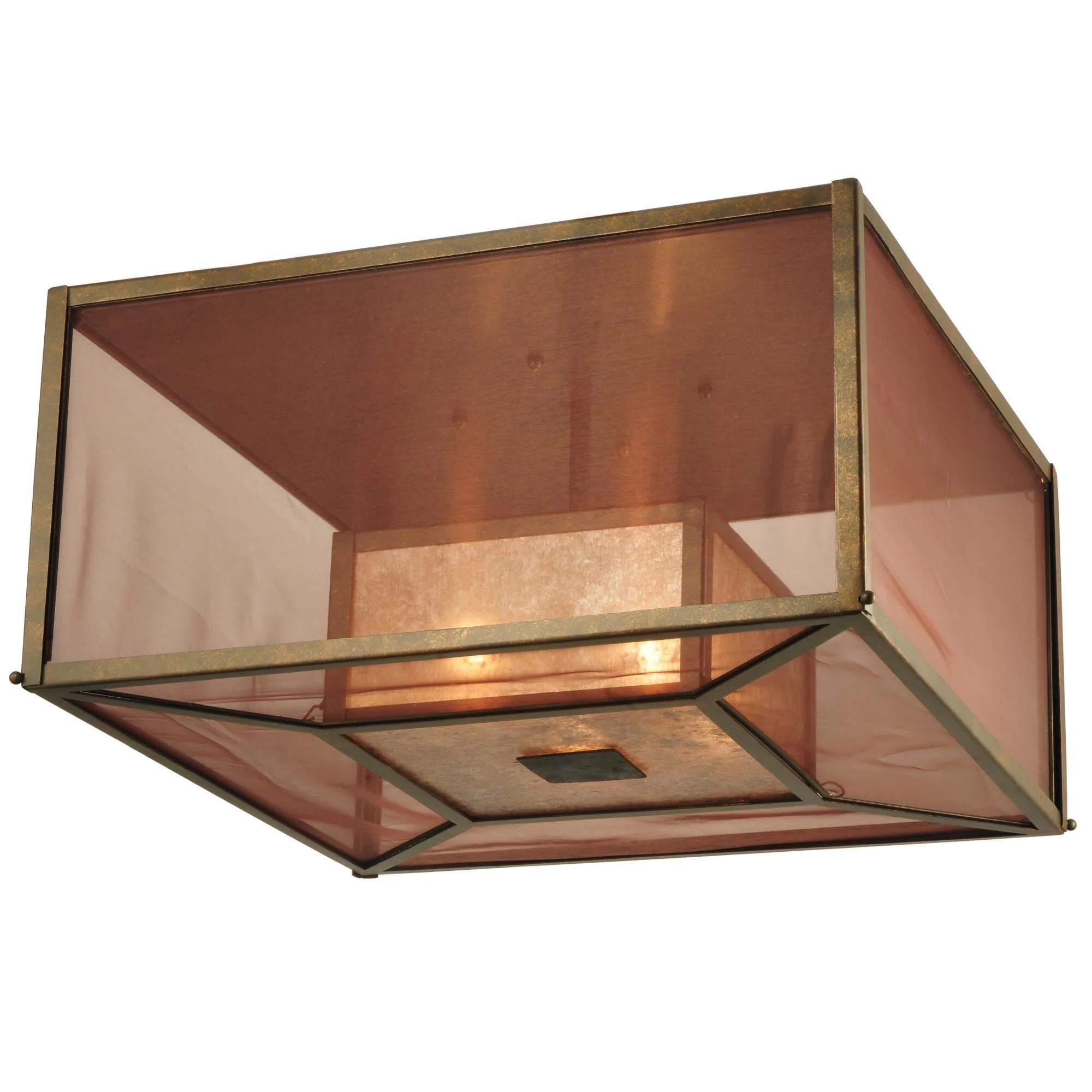 Meyda Lighting Quadrato Umador 34 Inch 4 Light Flush Mount Cp15360 - Image 1
