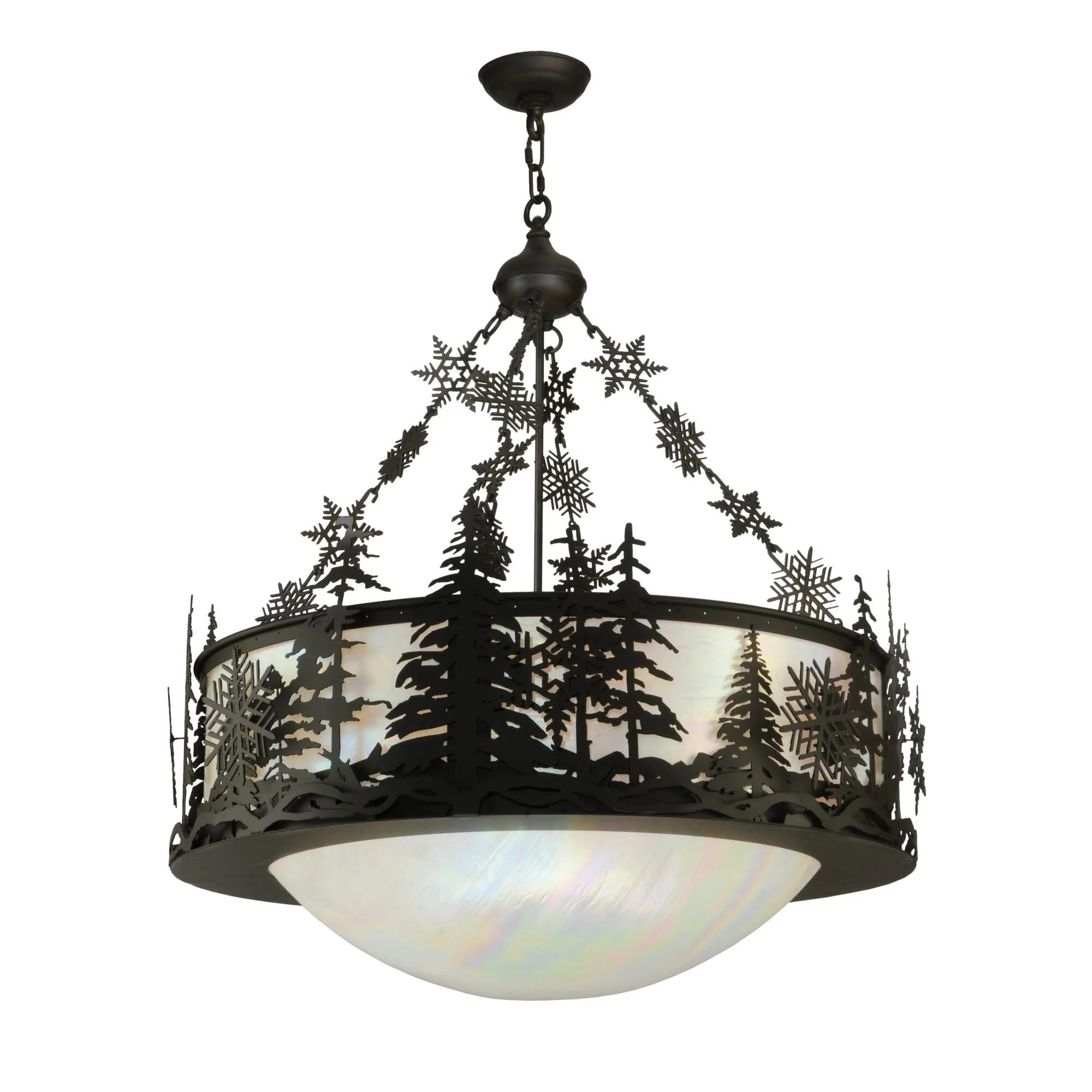 Meyda Lighting Snowflake 31 Inch Large Pendant Cp15433 - Image 1