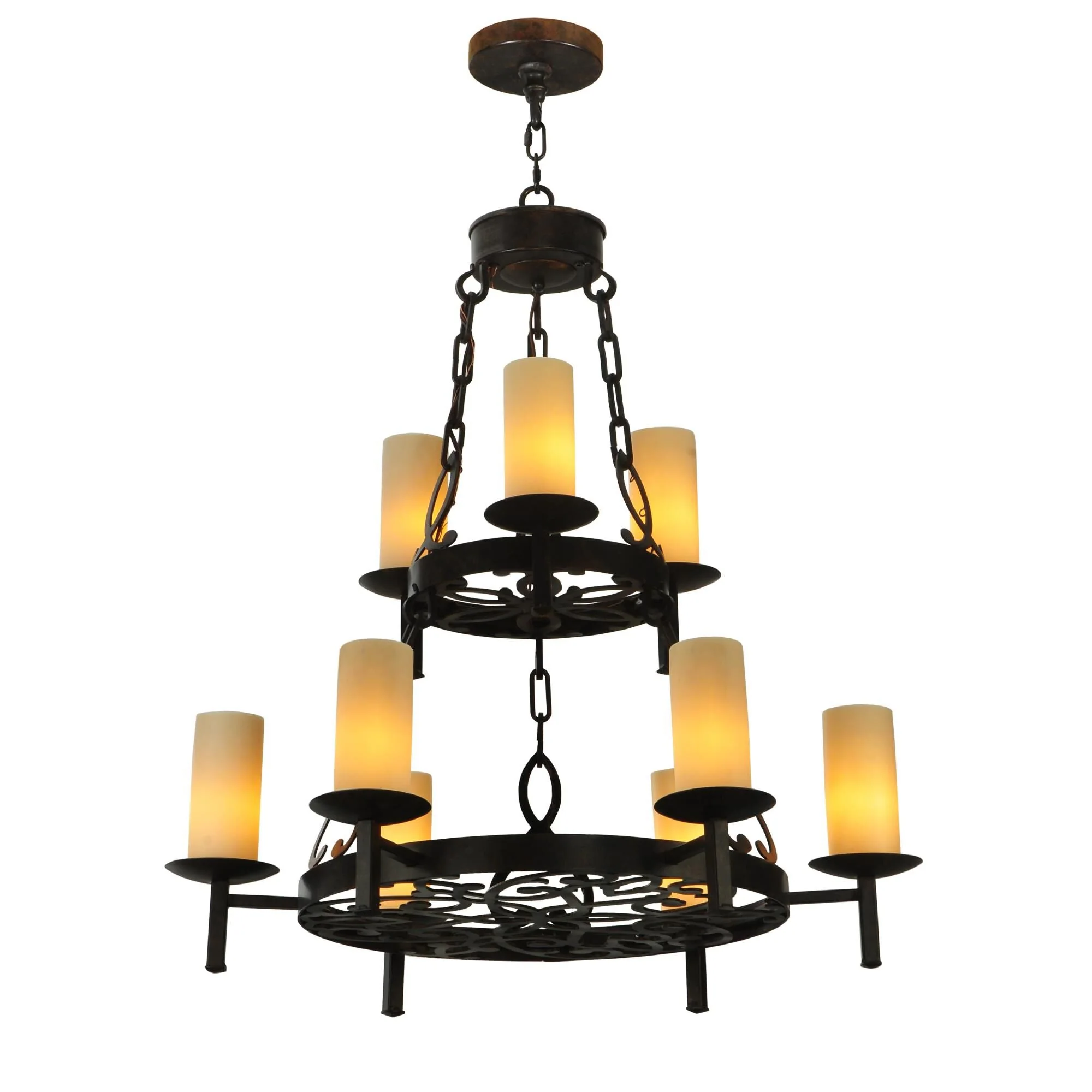 Meyda Lighting Colorado Golf Club 33 Inch 9 Light Chandelier Cp15585 - Image 1