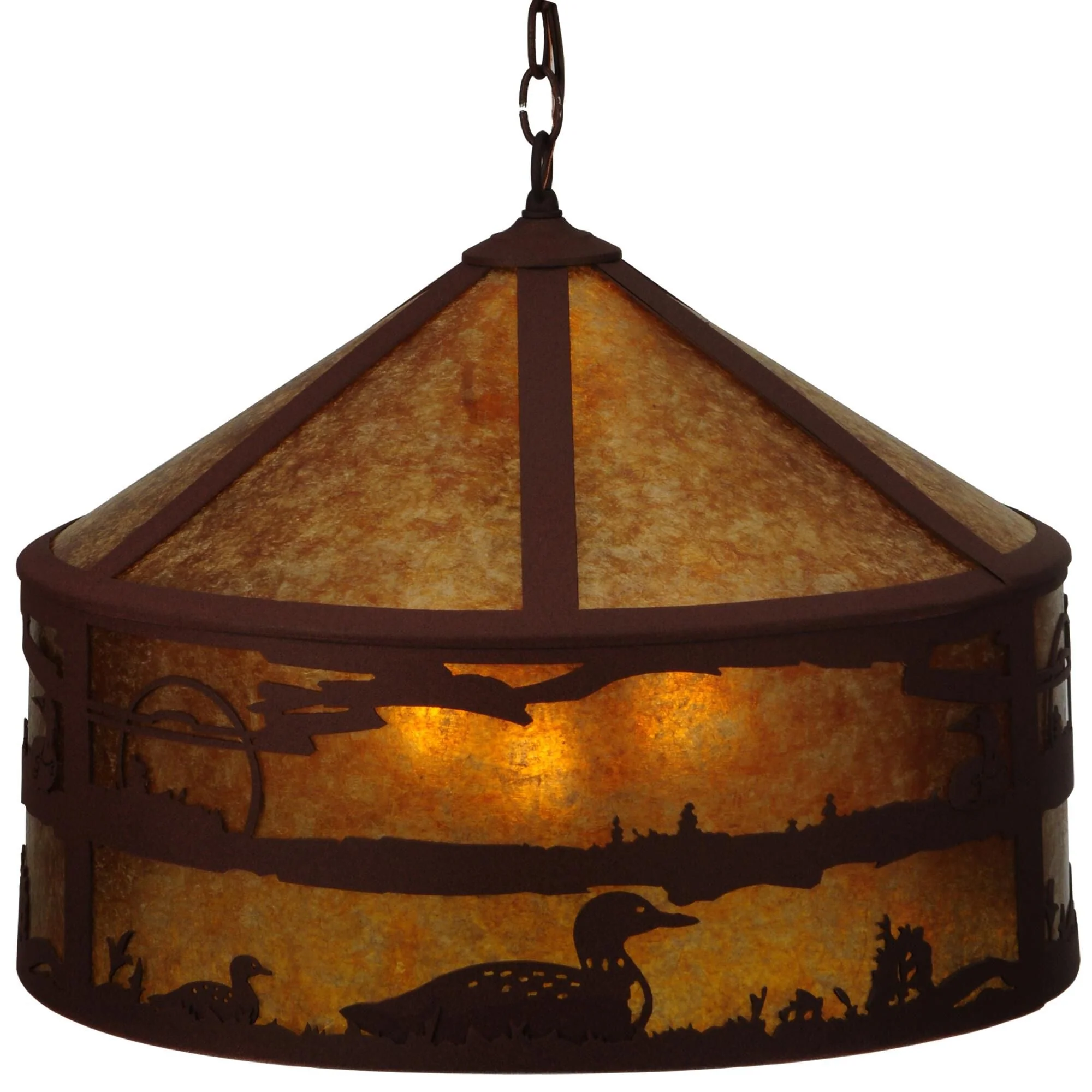 Meyda Lighting Loon On The Lake 20 Inch Large Pendant Cp15620 - Image 1