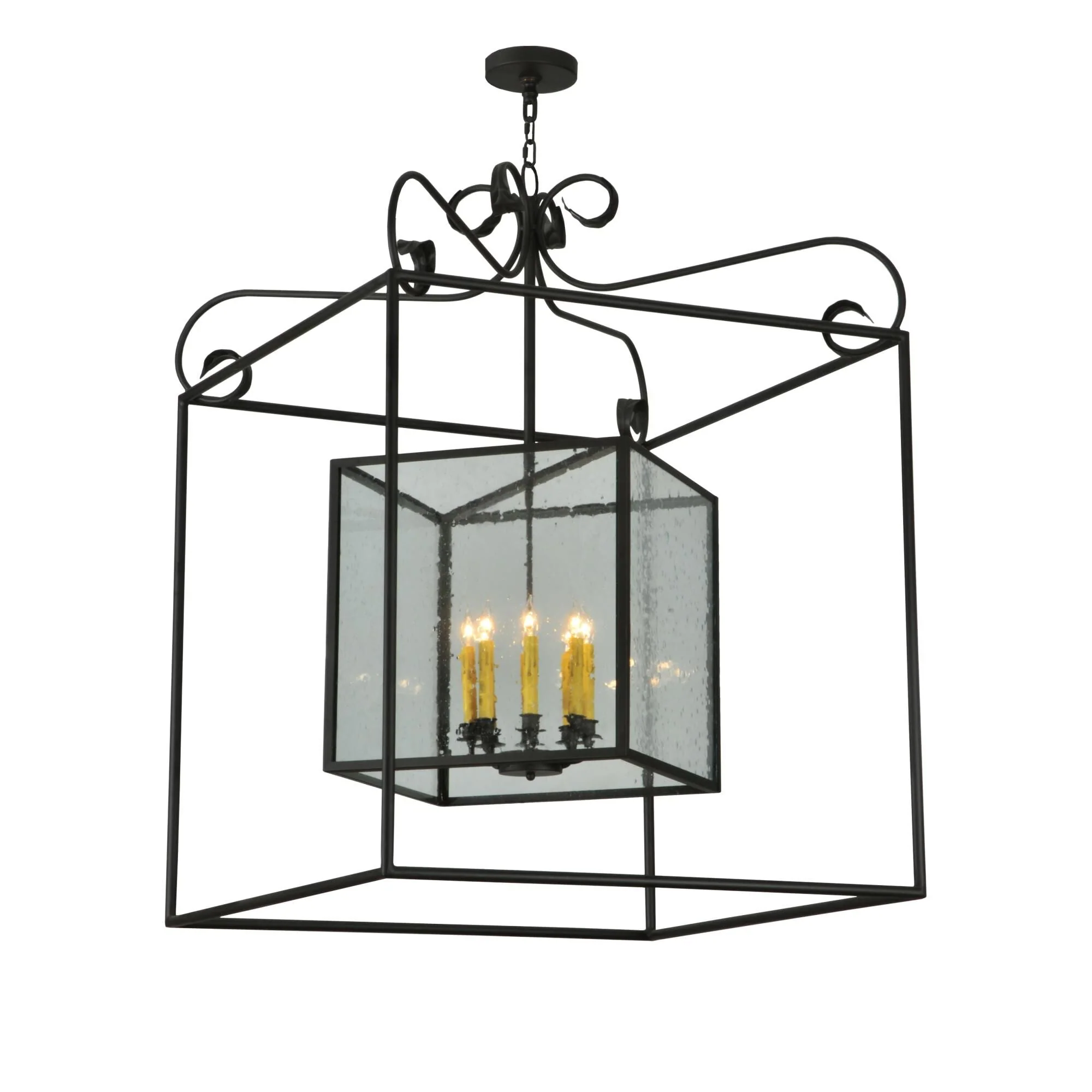 Meyda Lighting Kitzi Box 51 Inch Large Pendant Cp15766 - Image 1