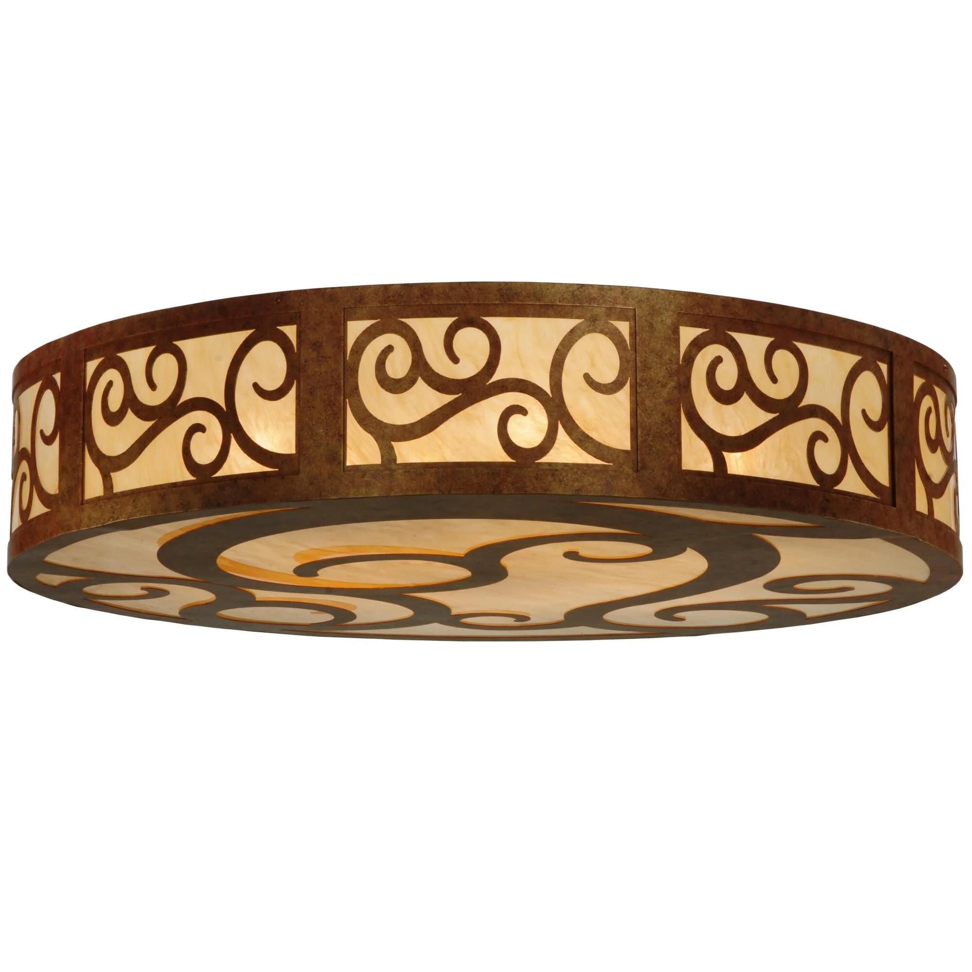 Meyda Lighting Dean 60 Inch 12 Light Flush Mount Cp16219 - Image 1