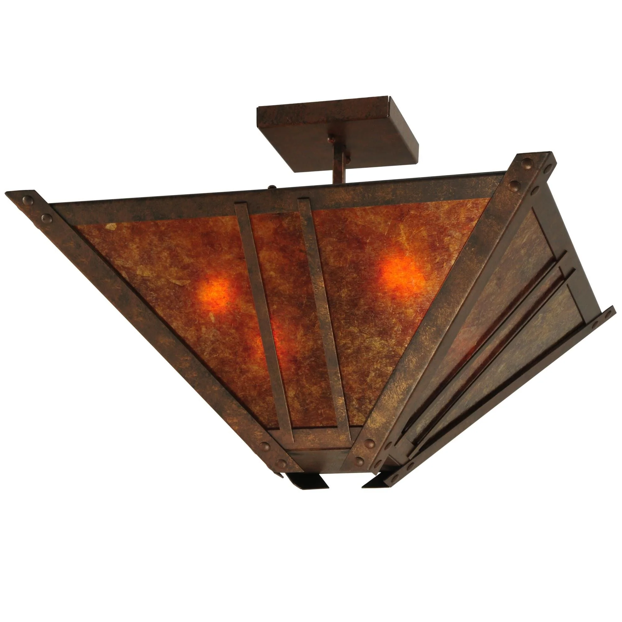 Meyda Lighting Arta 3076 Inch 4 Light Semi Flush Mount Cp16404 - Image 1