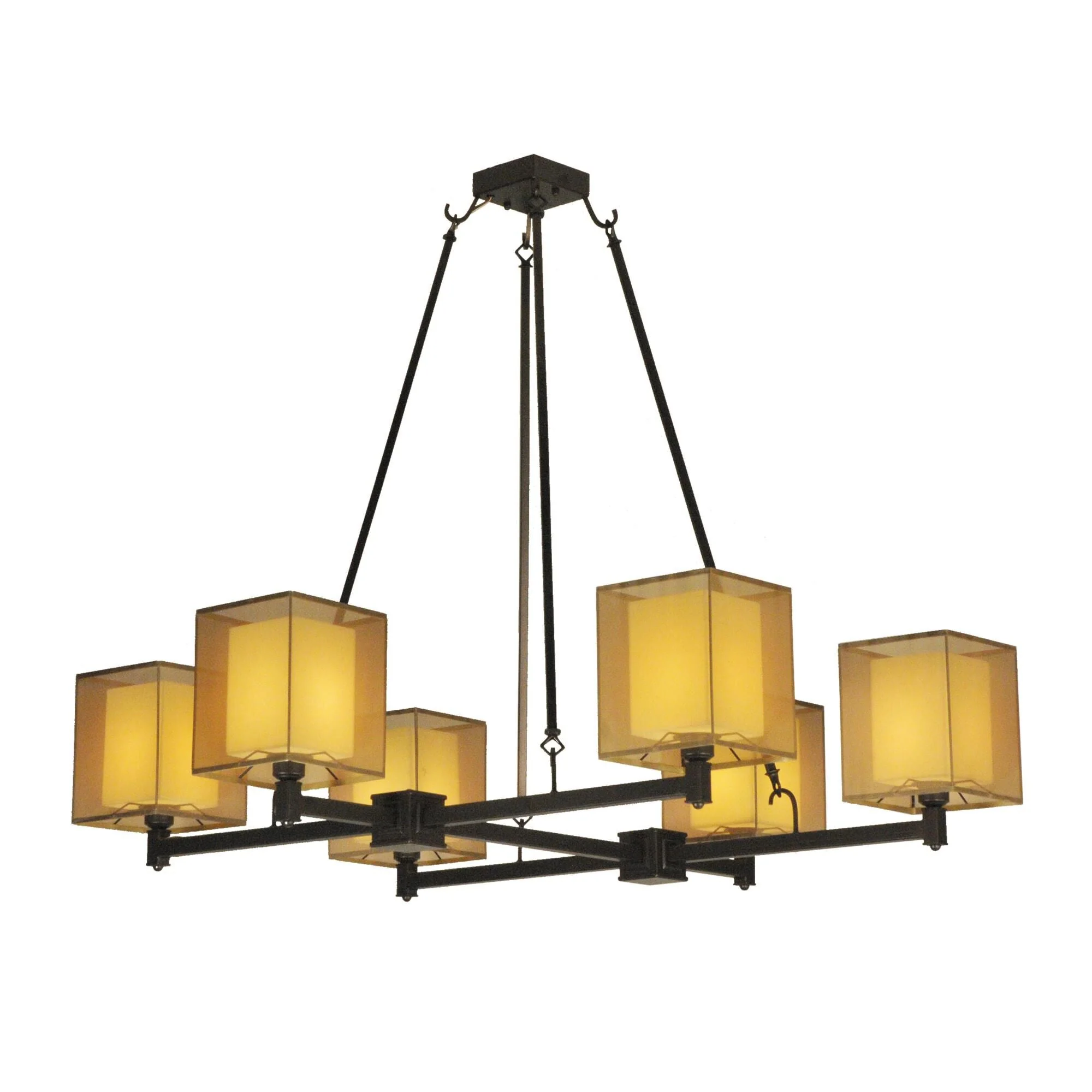 Meyda Lighting Horizon Bay 48 Inch 6 Light Chandelier Cp16475 - Image 1