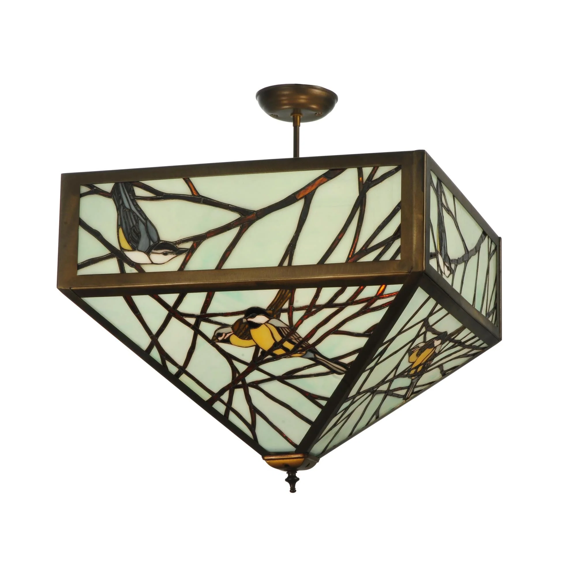 Meyda Lighting Backyard Friends 30 Inch 4 Light Semi Flush Mount Cp16509 - Image 1
