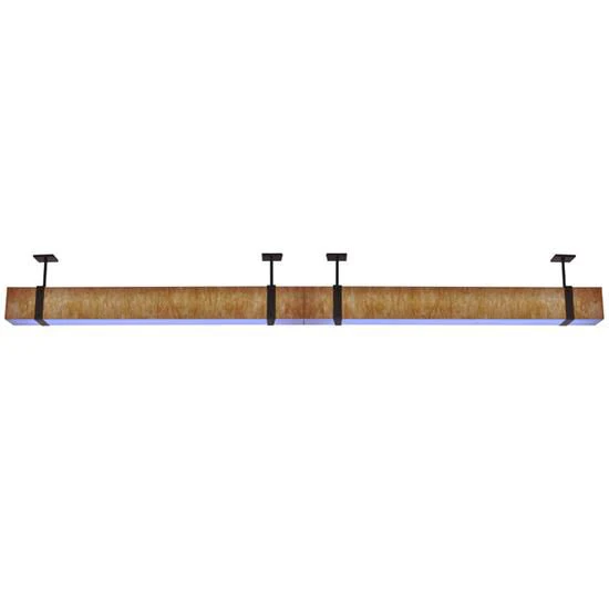 Meyda Lighting Quadrato Linear 144 Inch 1 Light Led Semi Flush Mount Cp16511 - Image 1