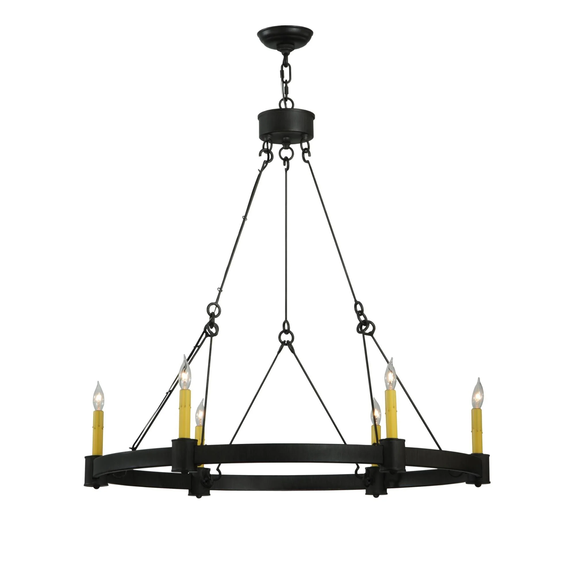 Meyda Lighting Kenosha 35 Inch 6 Light Chandelier Cp16906 - Image 1