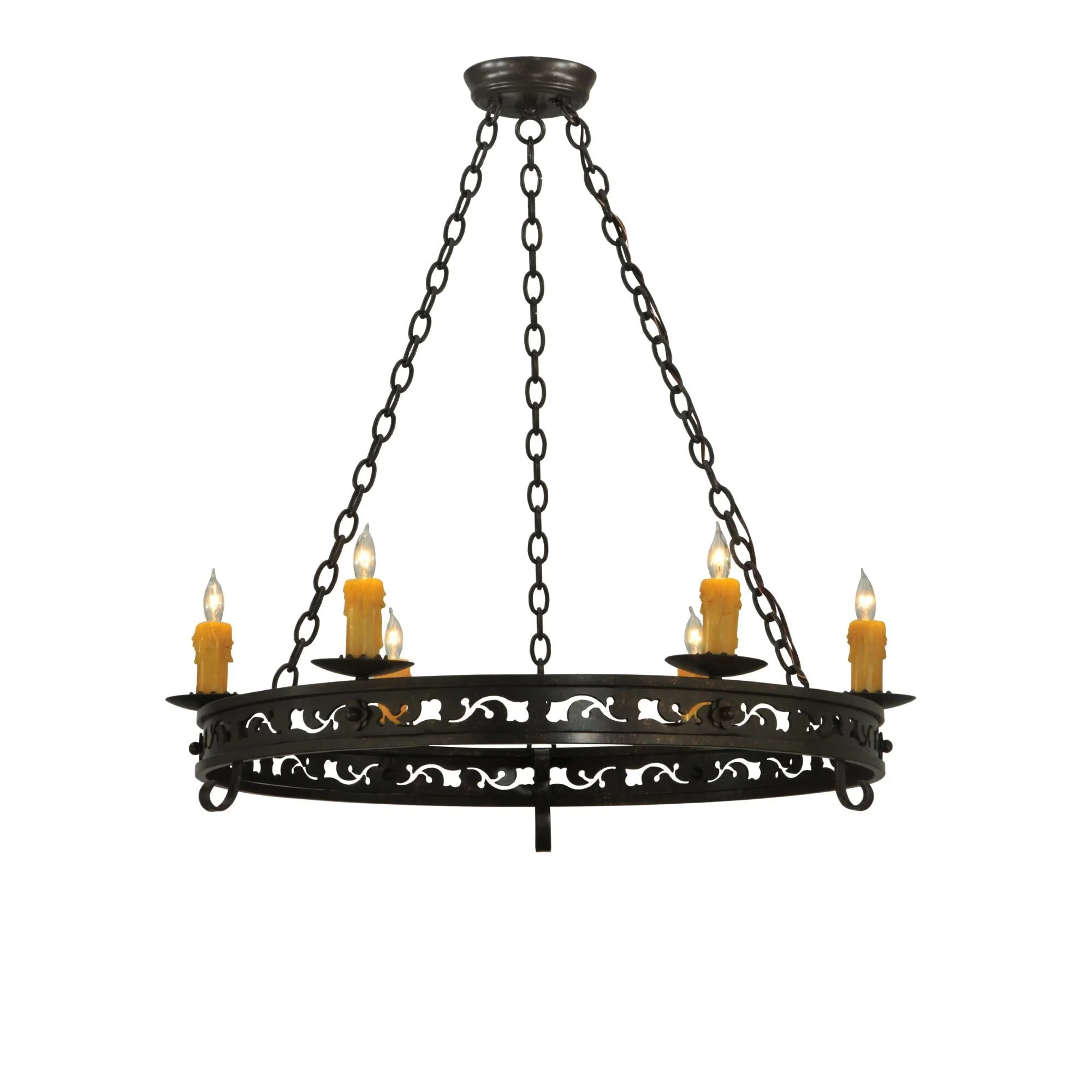 Meyda Lighting Sagebrush 36 Inch 6 Light Chandelier Cp16950 - Image 1