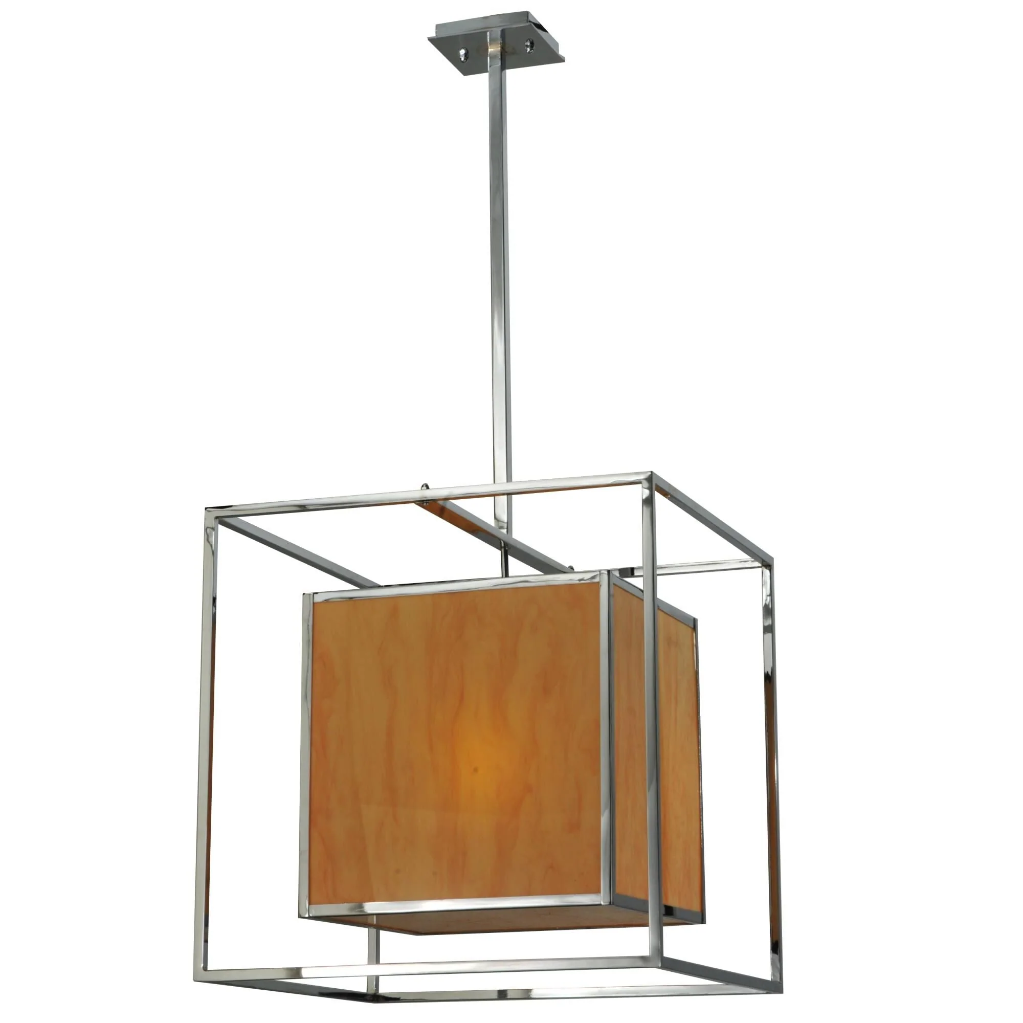 Meyda Lighting Kitzi Box 31 Inch Large Pendant Cp16974 - Image 1