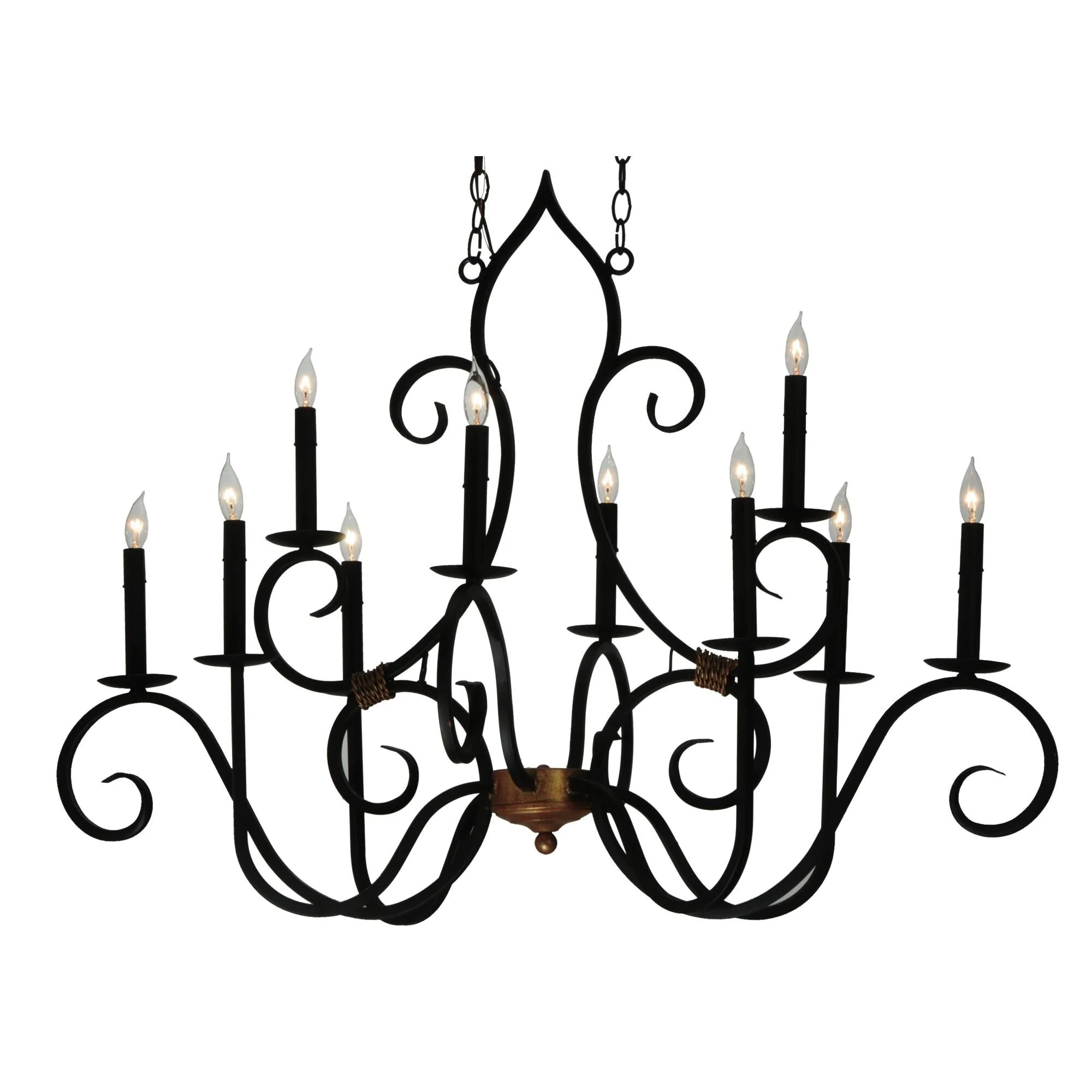 Meyda Lighting Clifton 43 Inch 10 Light Chandelier Cp17119 - Image 1