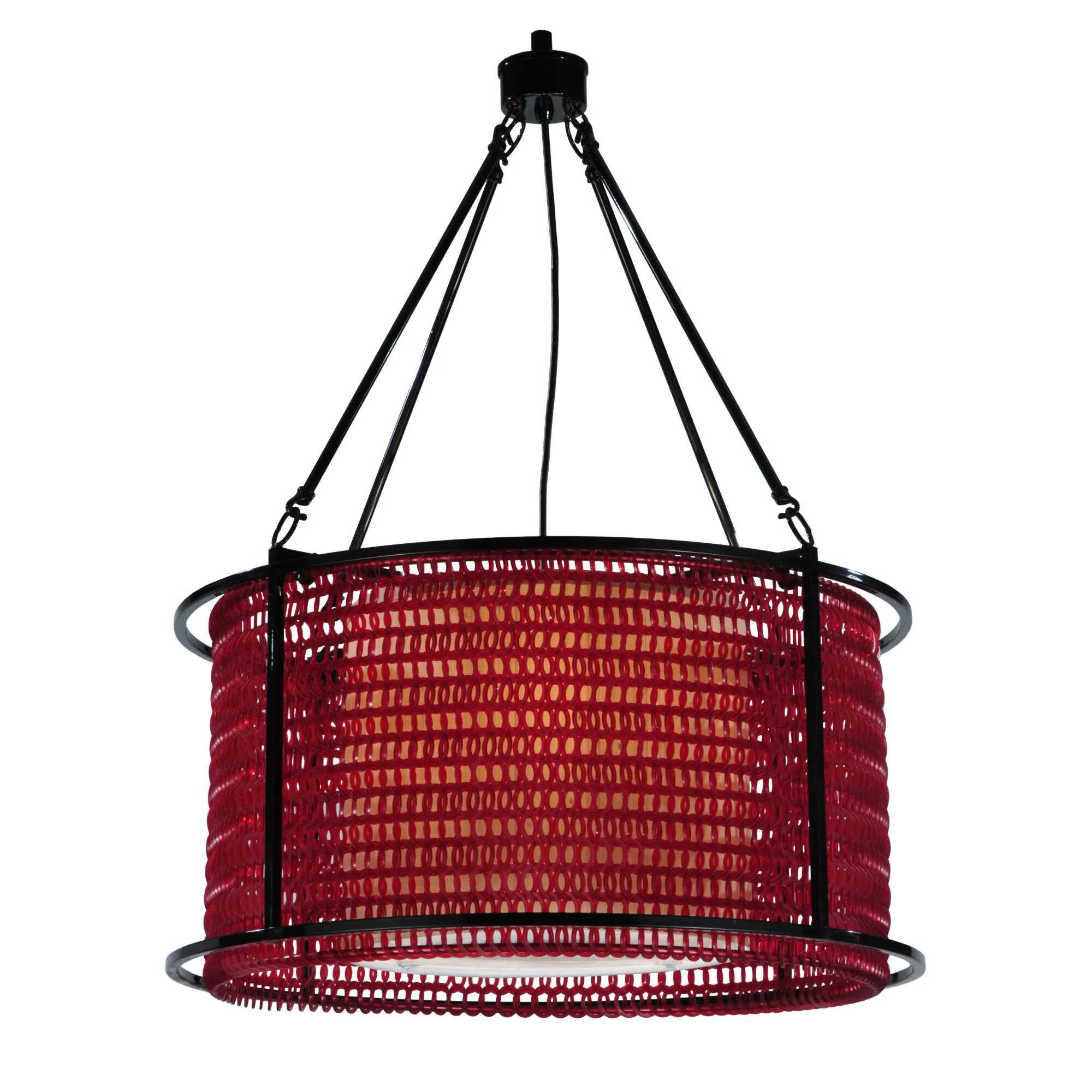 Meyda Lighting Maille Drum 24 Inch Large Pendant Cp17286 - Image 1