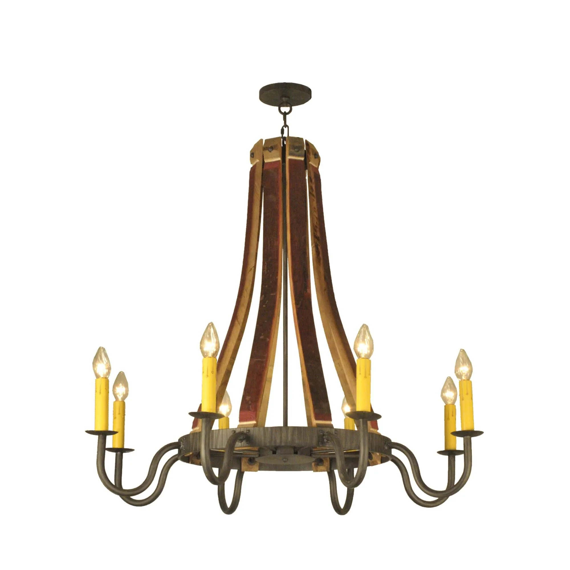 Meyda Lighting Barrel Stave 44 Inch 8 Light Chandelier Cp17311 - Image 1