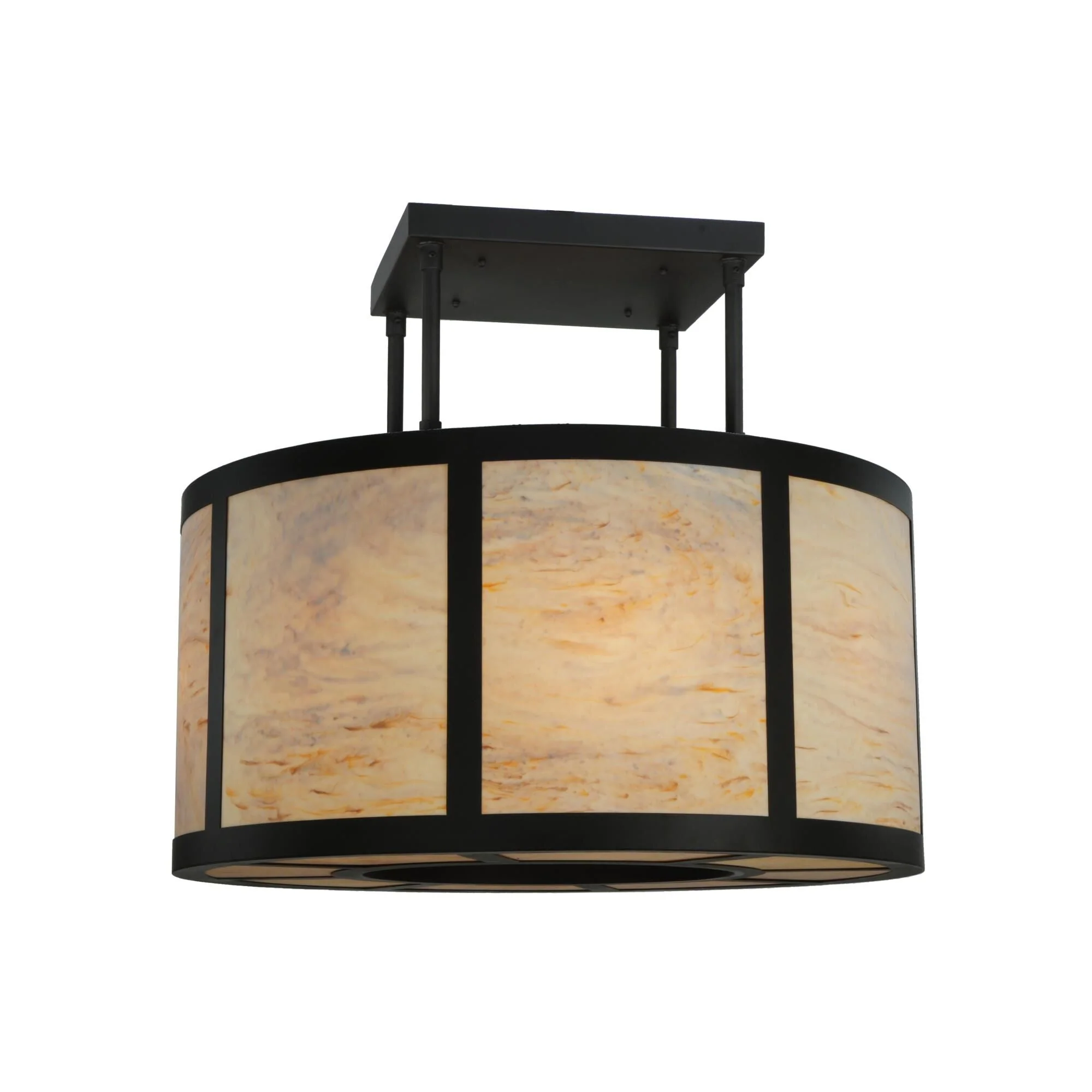 Meyda Lighting 48 Inch 8 Light Semi Flush Mount Cp248109 - Image 1