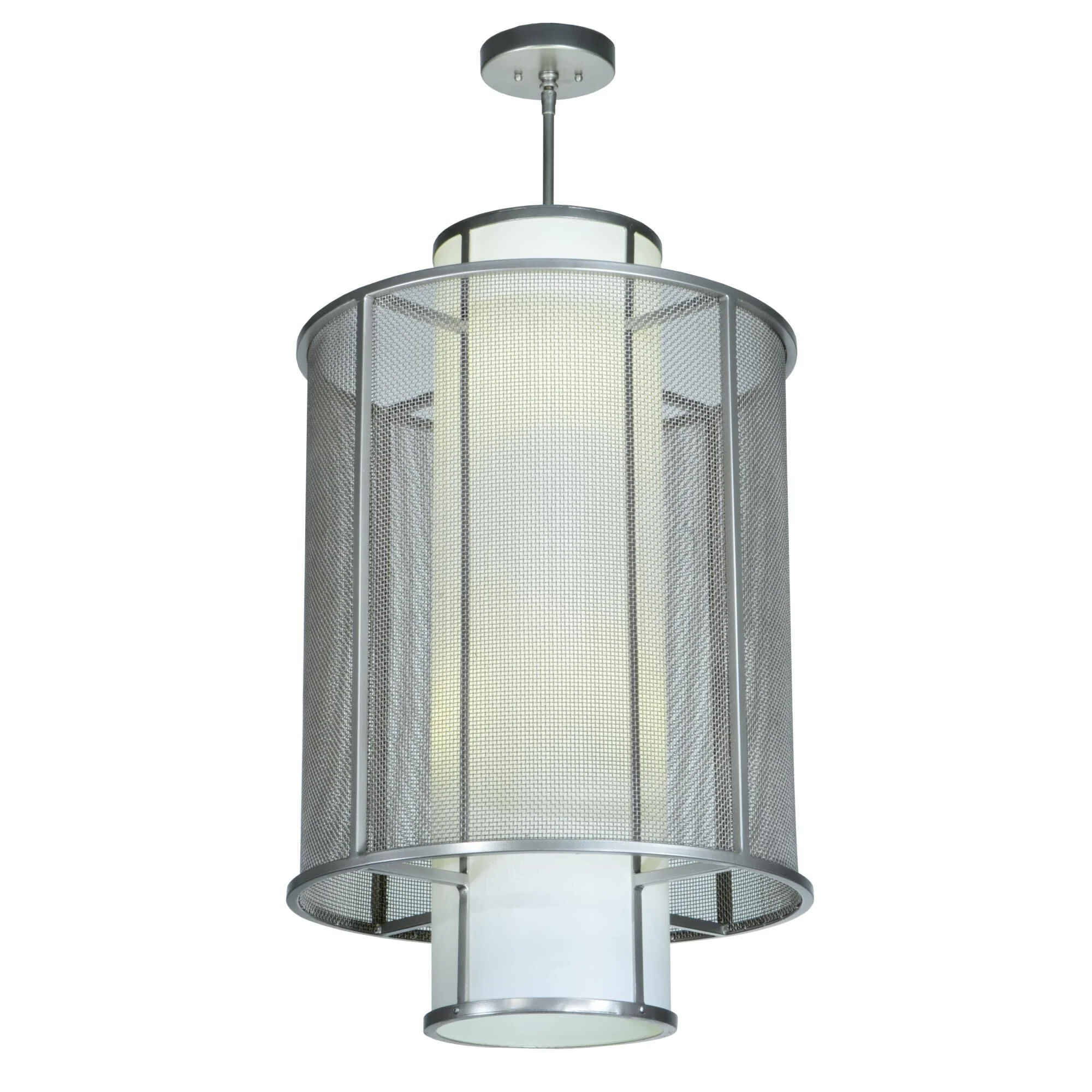 Meyda Lighting Cilindro Mesh 22 Inch Large Pendant Cp17439 - Image 1