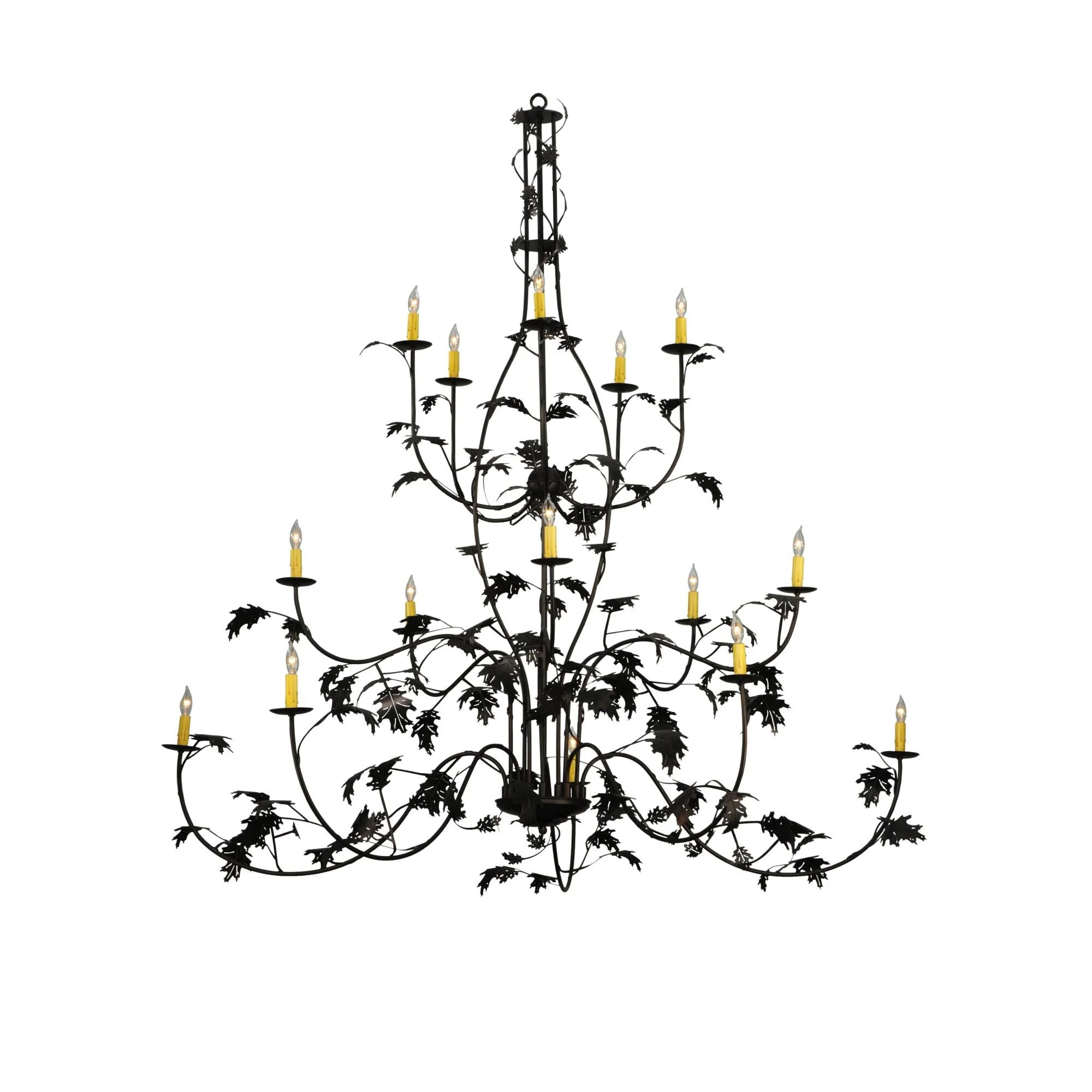 Meyda Lighting Oak Leaf 72 Inch 15 Light Chandelier Cp17554 - Image 1