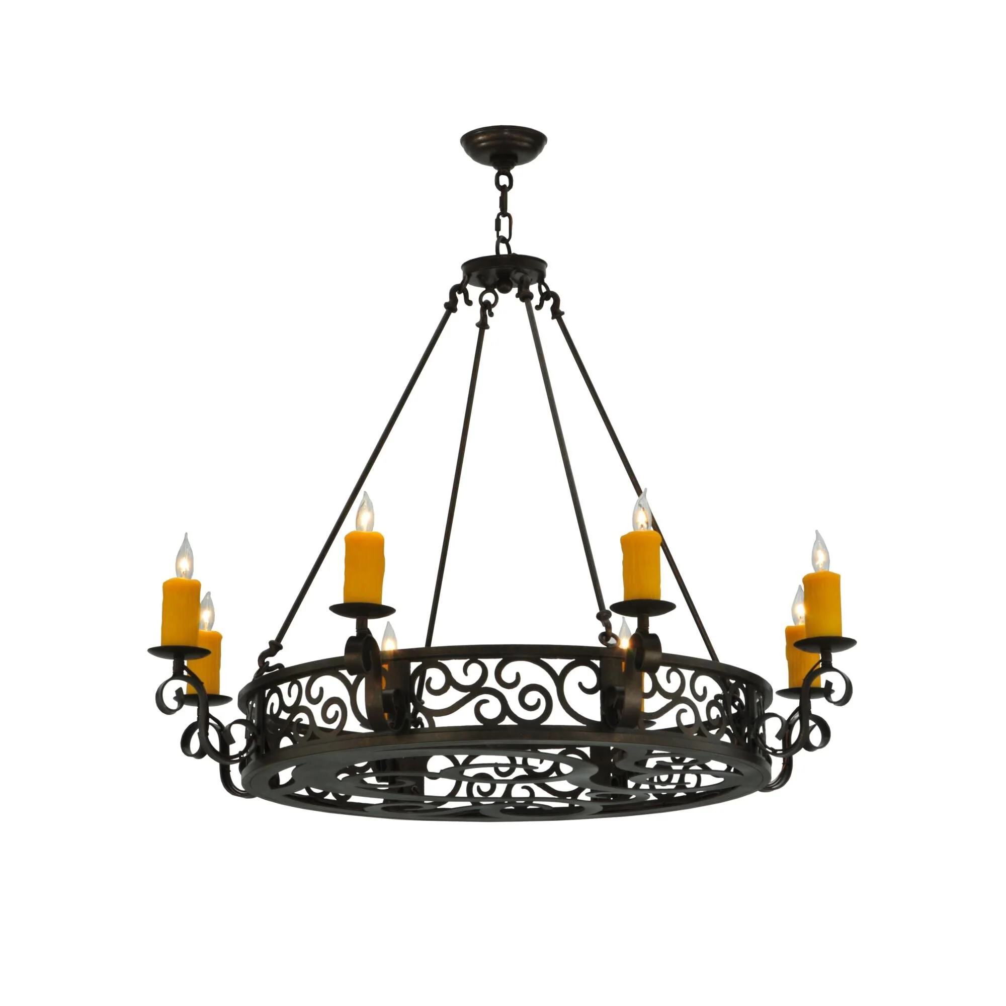 Meyda Lighting Delano 42 Inch 8 Light Chandelier Cp17694 - Image 1