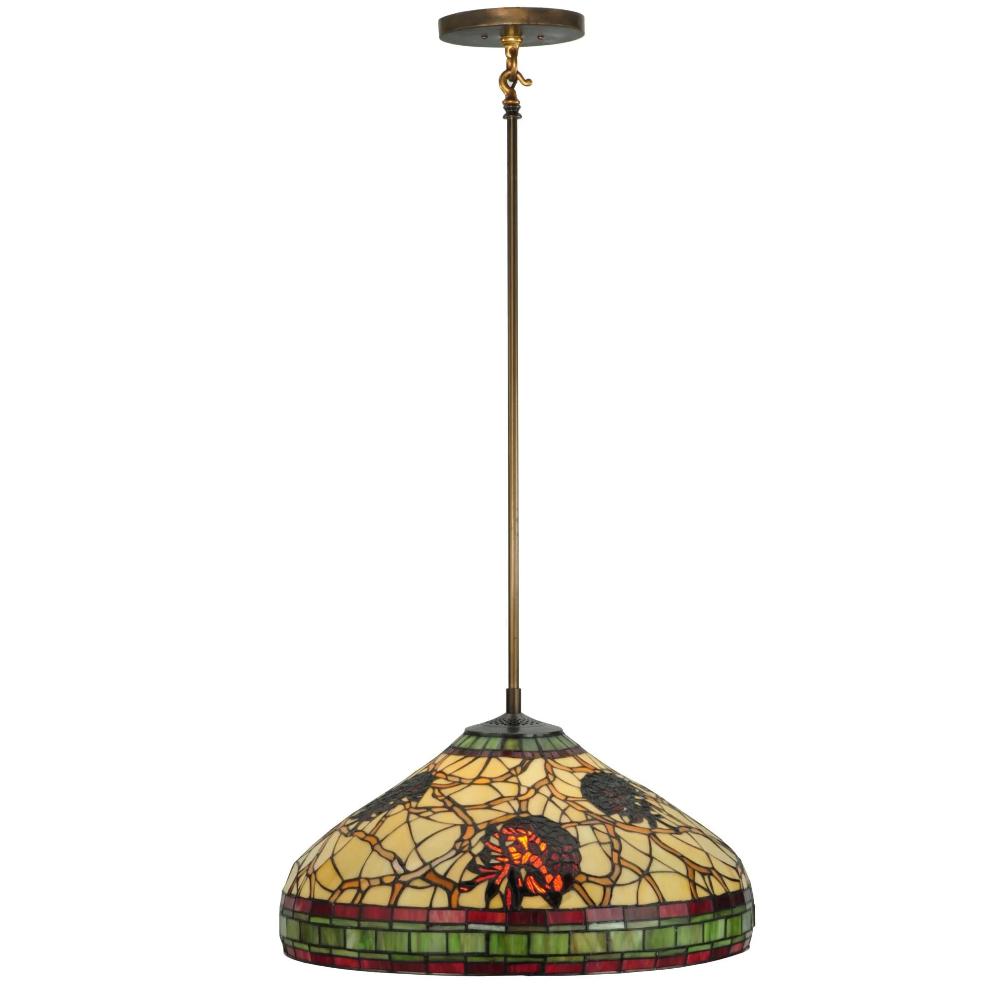 Meyda Lighting Pinecone Dome 22 Inch Large Pendant Cp17875 - Image 1