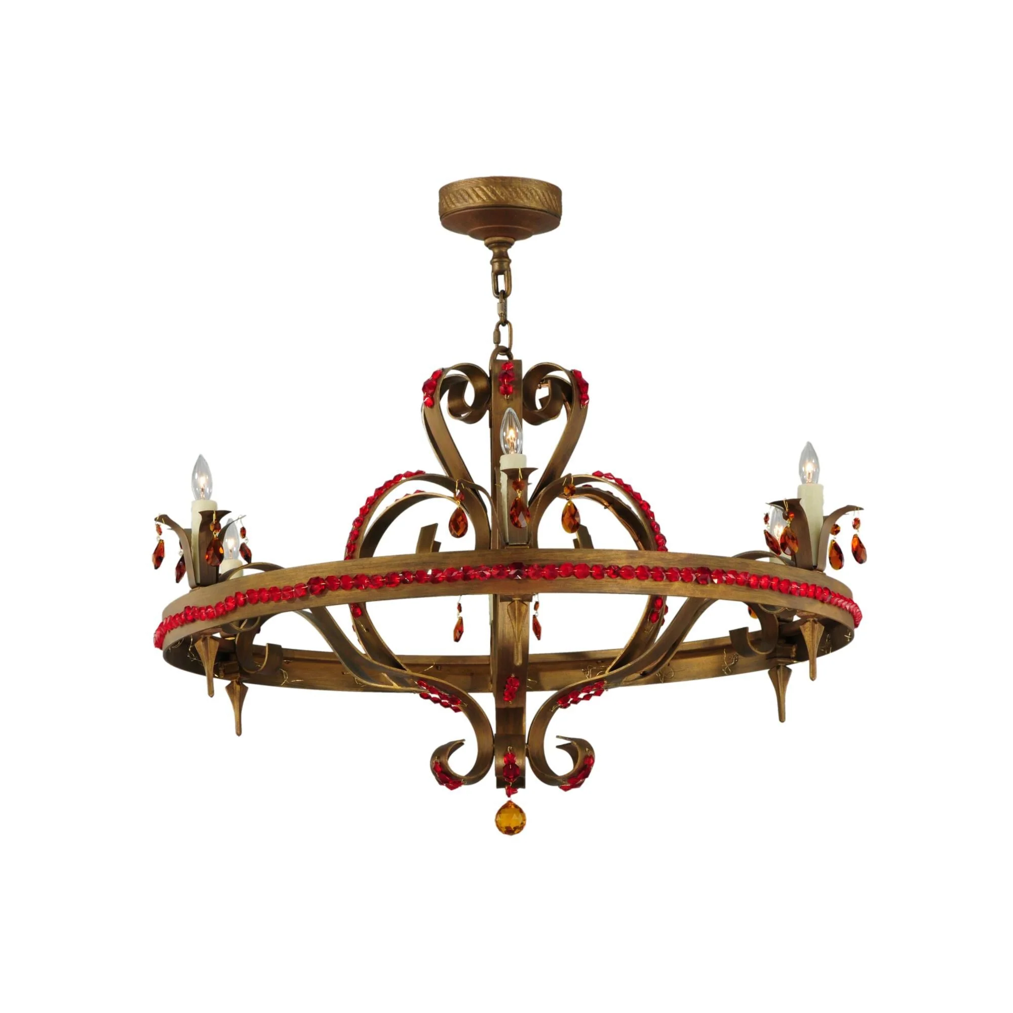 Meyda Lighting Grosetto 39 Inch 6 Light Chandelier Cp17903 - Image 1